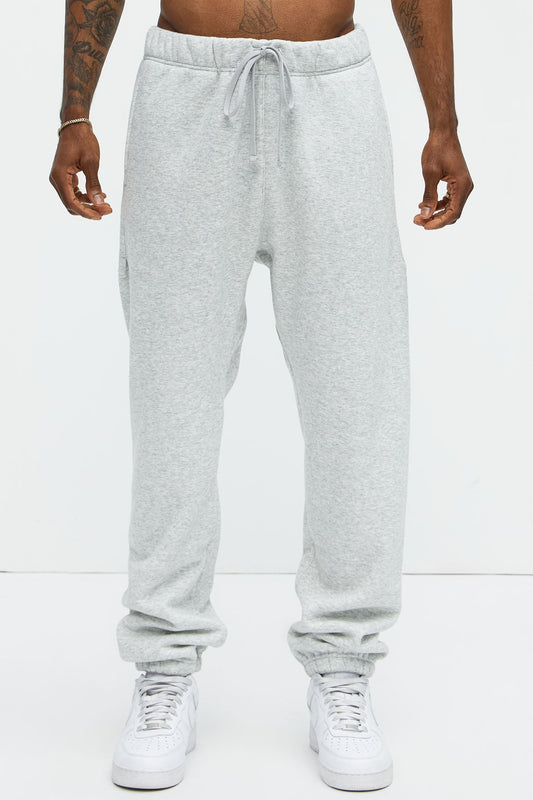 Tyson Heavyweight Sweat Jogger - Heather Grey