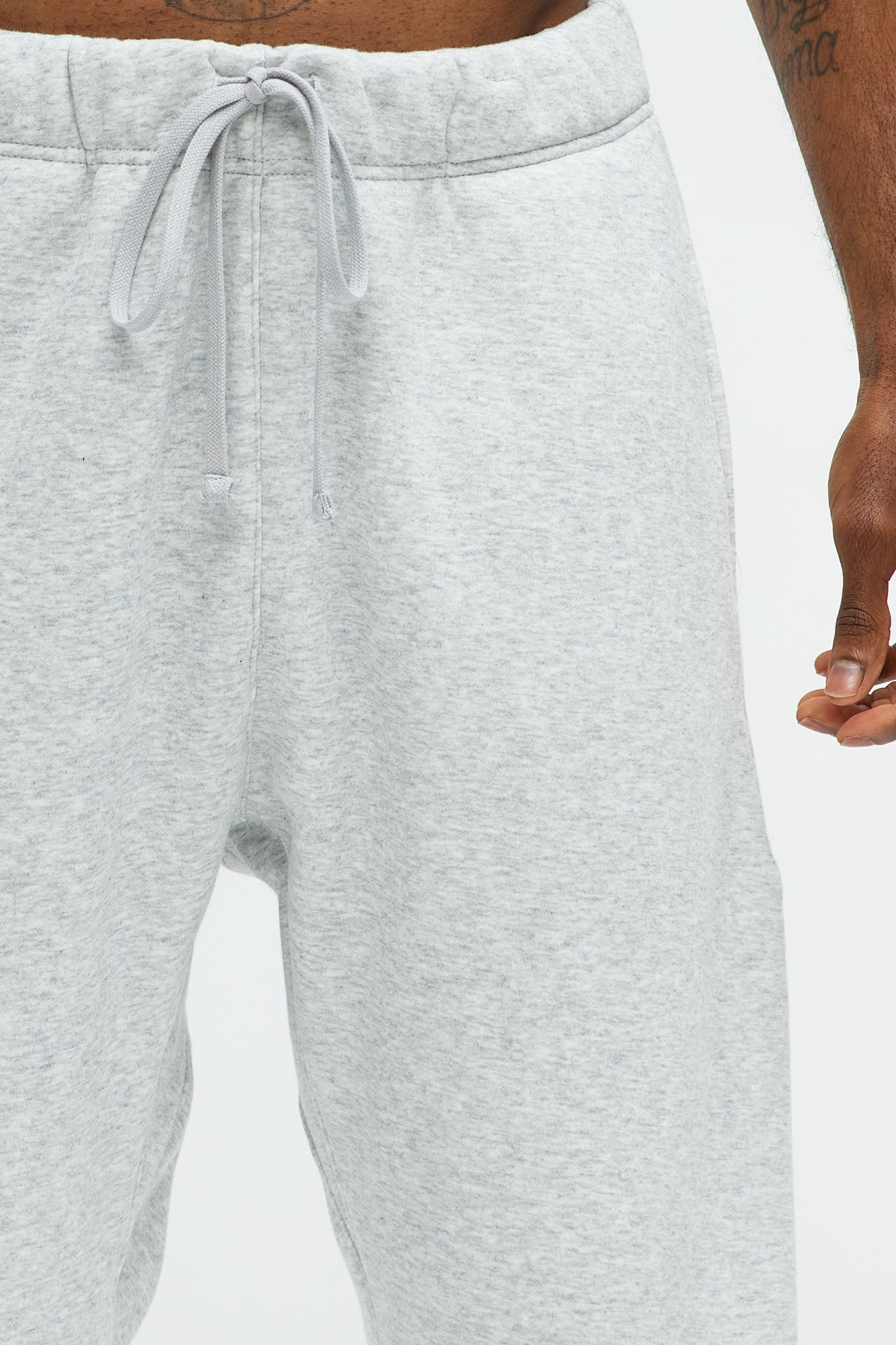 Tyson Heavyweight Sweat Jogger - Heather Grey