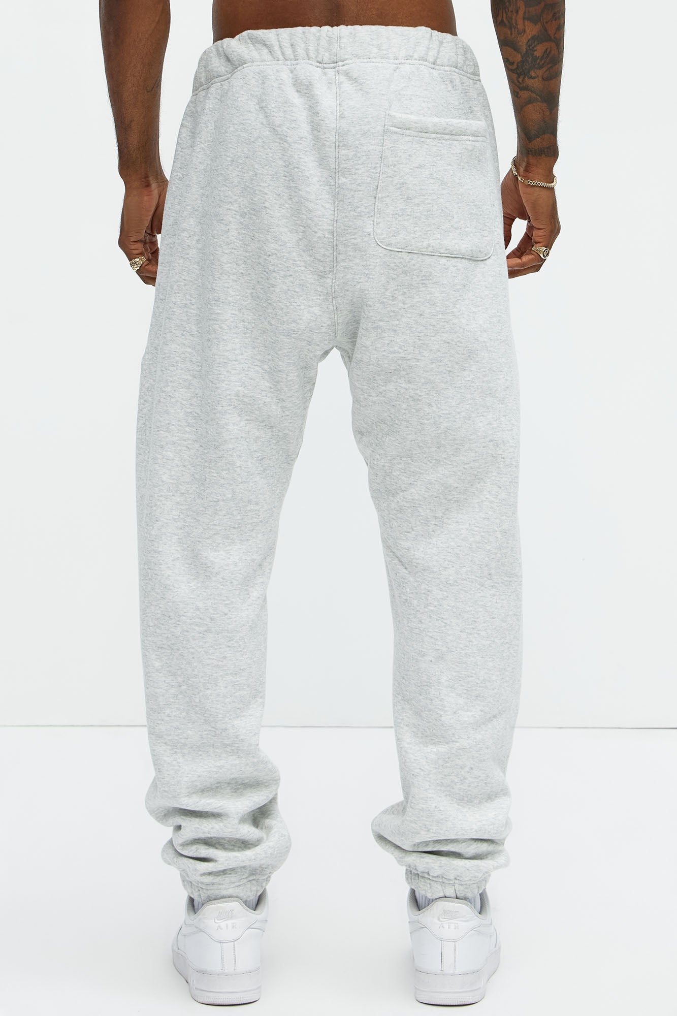 Tyson Heavyweight Sweat Jogger - Heather Grey