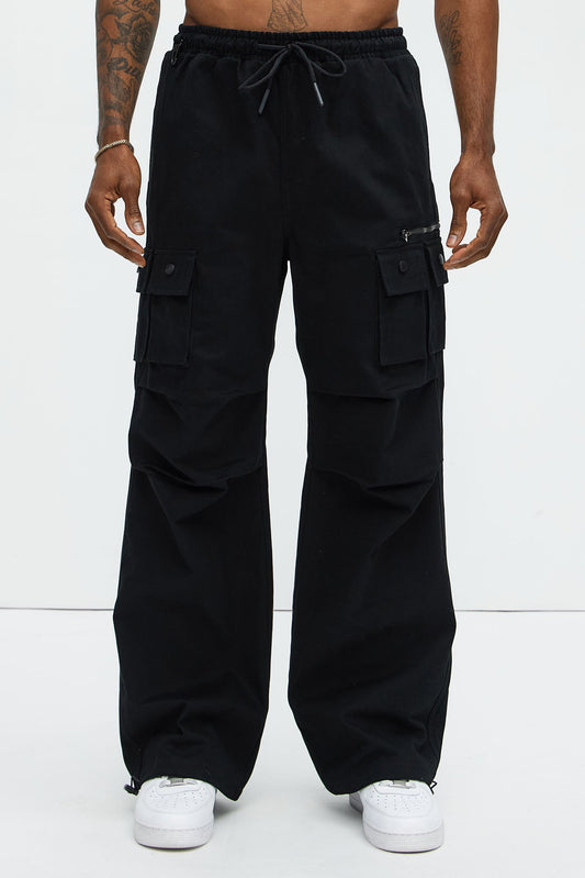 Practicable Baggy Utility Pants - Black