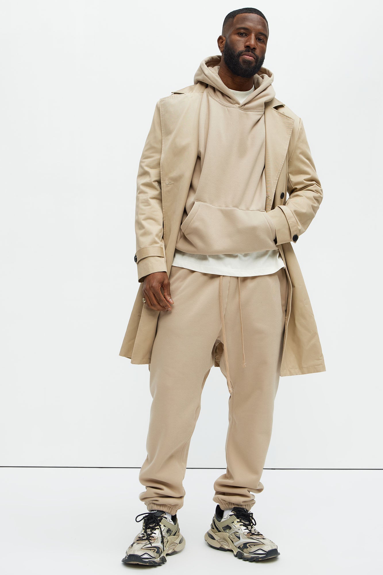 Tyson Heavyweight Sweat Jogger - Taupe