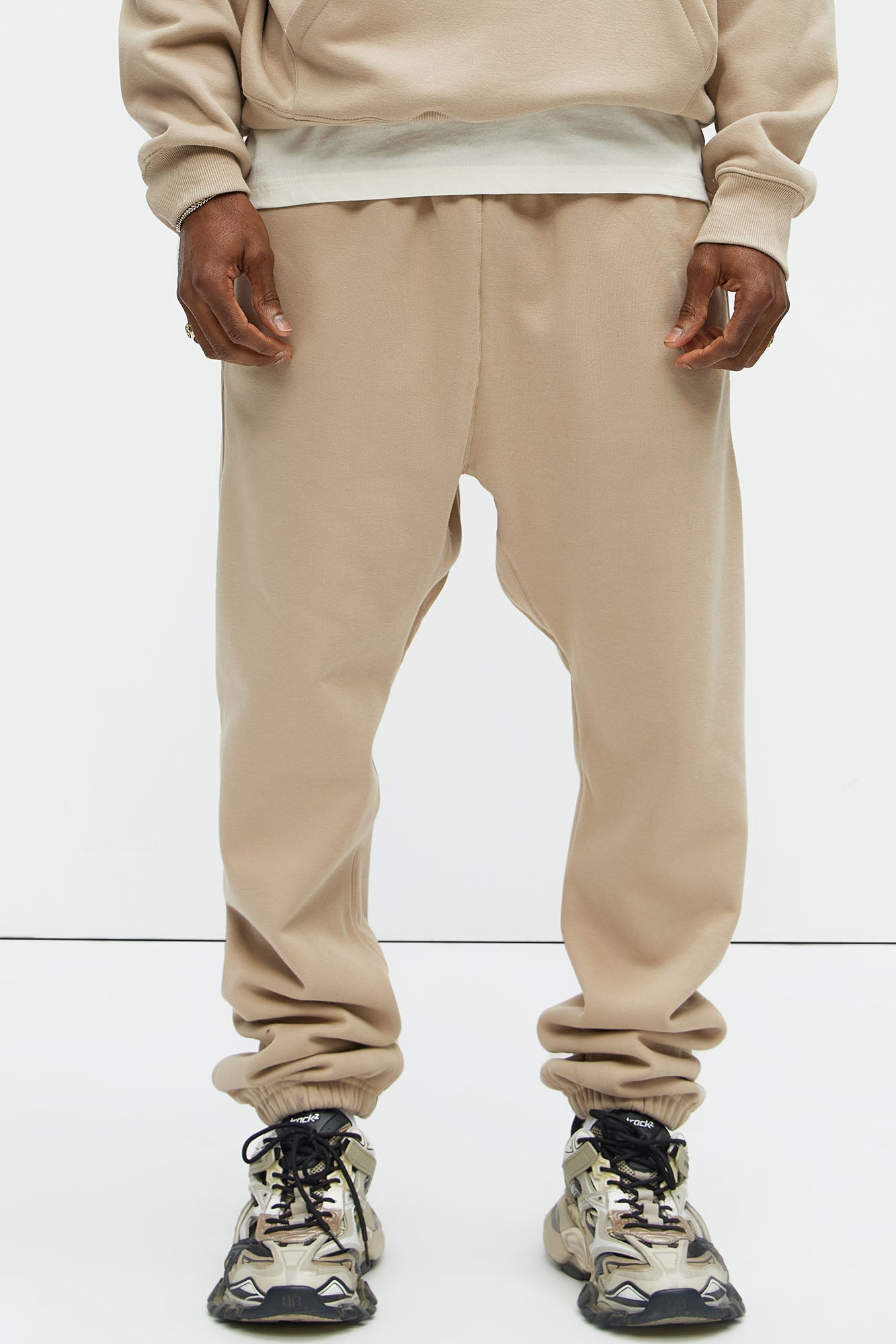 Tyson Heavyweight Sweat Jogger - Taupe
