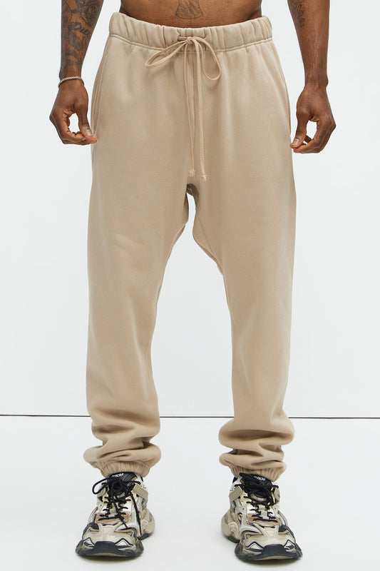 Tyson Heavyweight Sweat Jogger - Taupe