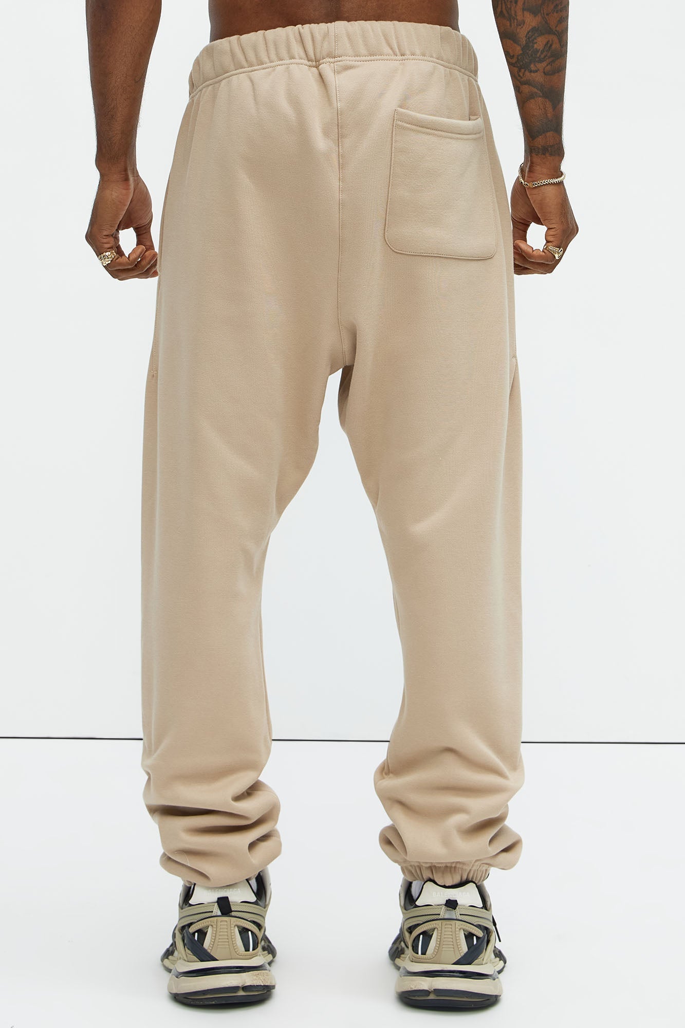 Tyson Heavyweight Sweat Jogger - Taupe