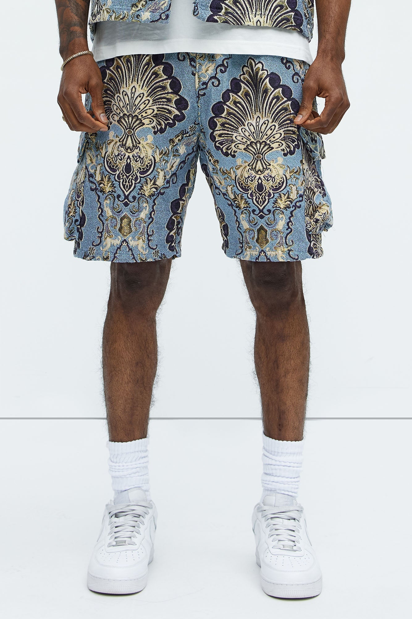 Highland Tapestry Shorts - Blue/combo