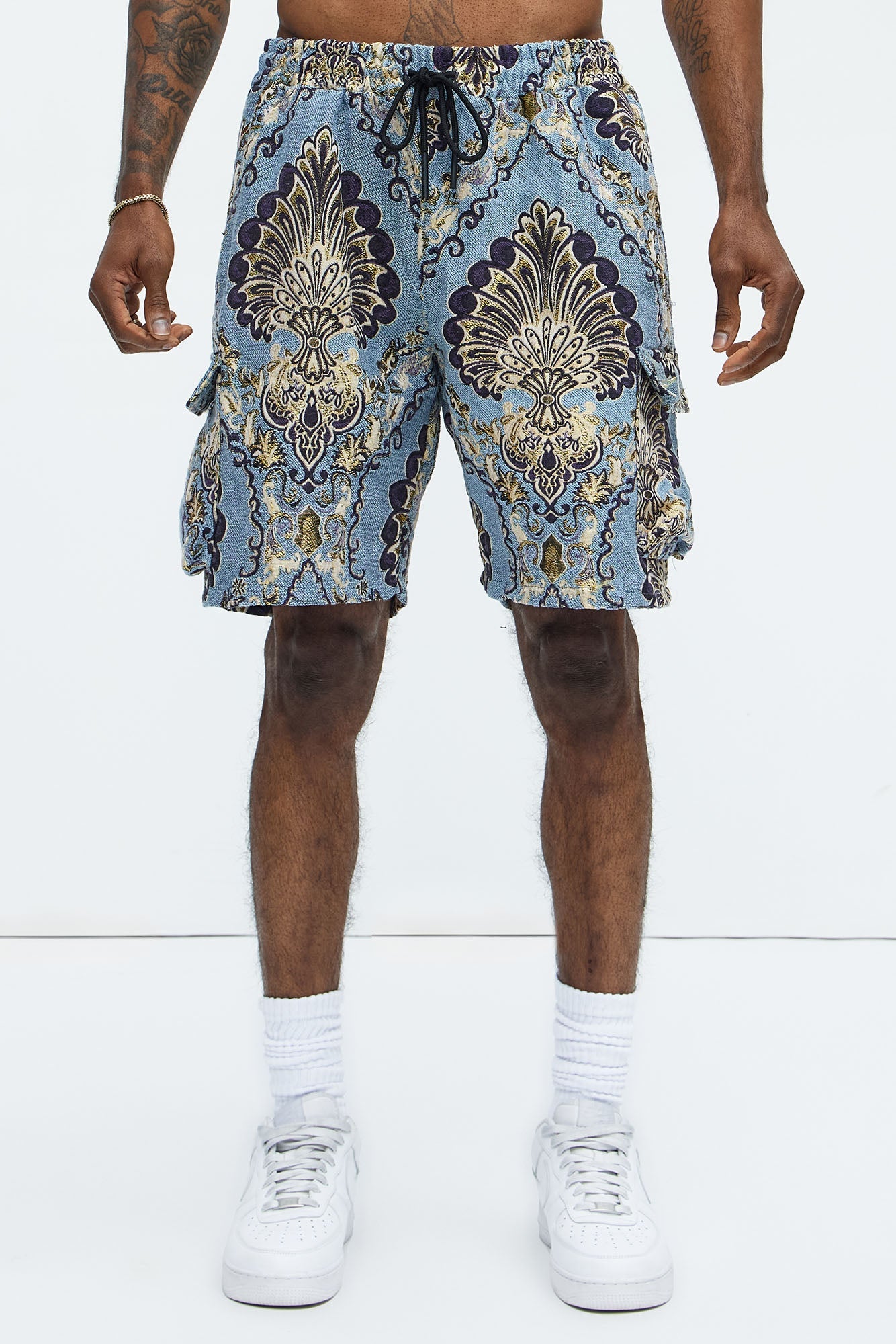 Highland Tapestry Shorts - Blue/combo