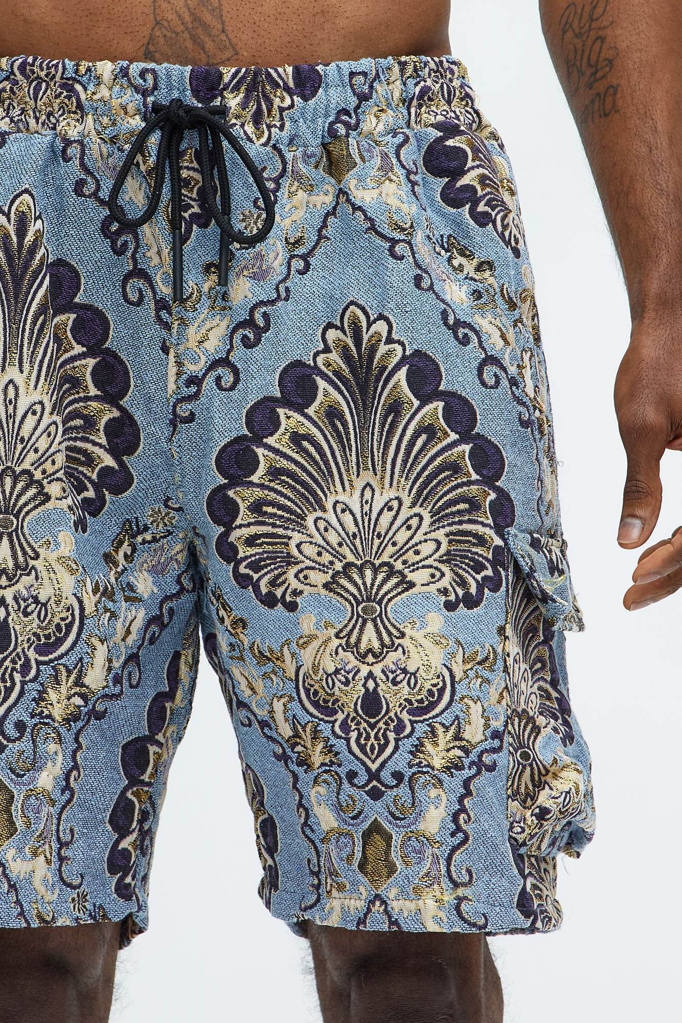 Highland Tapestry Shorts - Blue/combo