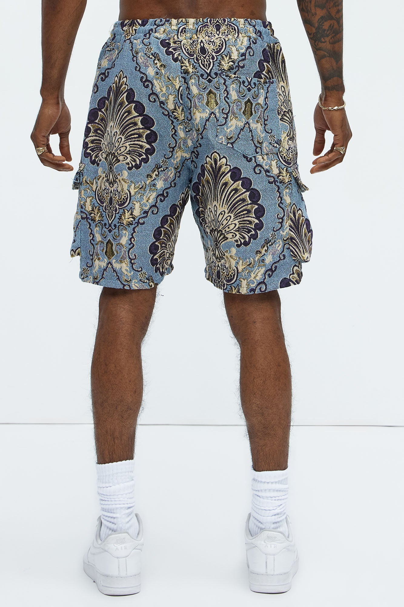 Highland Tapestry Shorts - Blue/combo