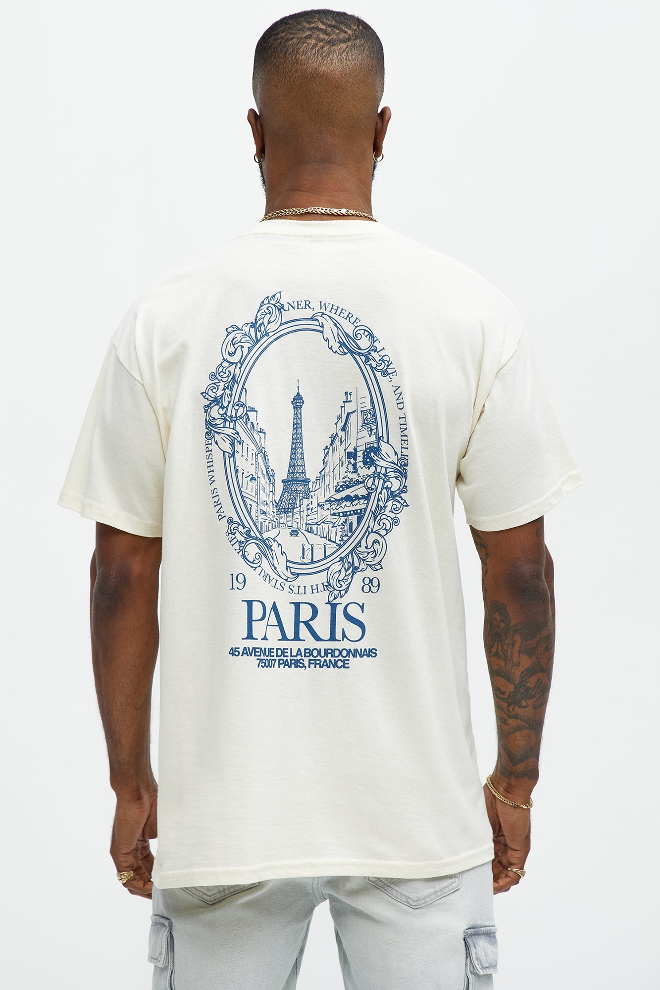 Paris France 1989 Short Sleeve Tee - Sand - Sand