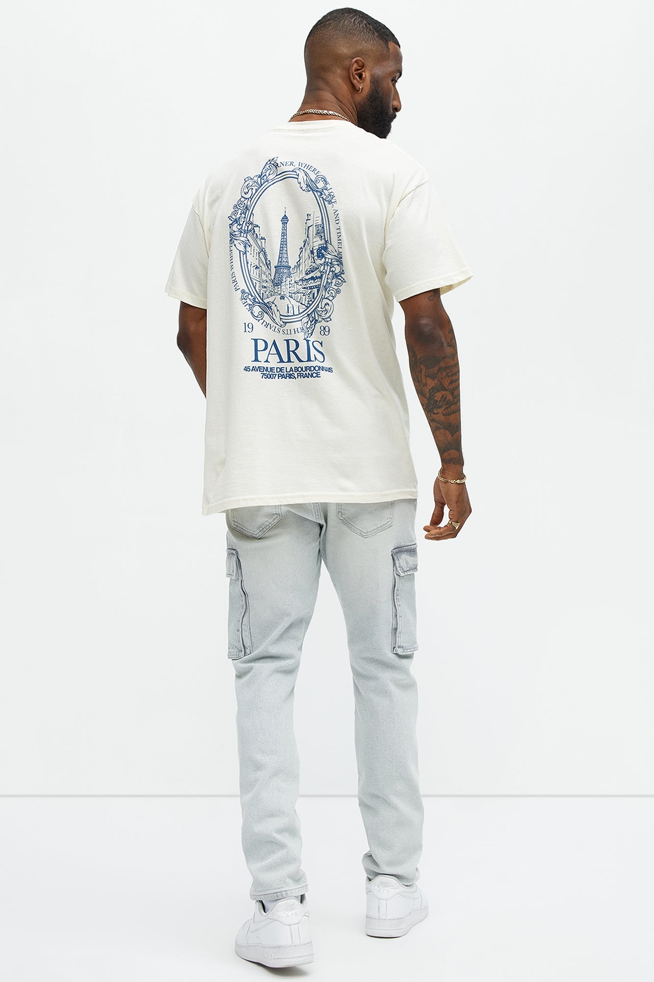 Paris France 1989 Short Sleeve Tee - Sand - Sand