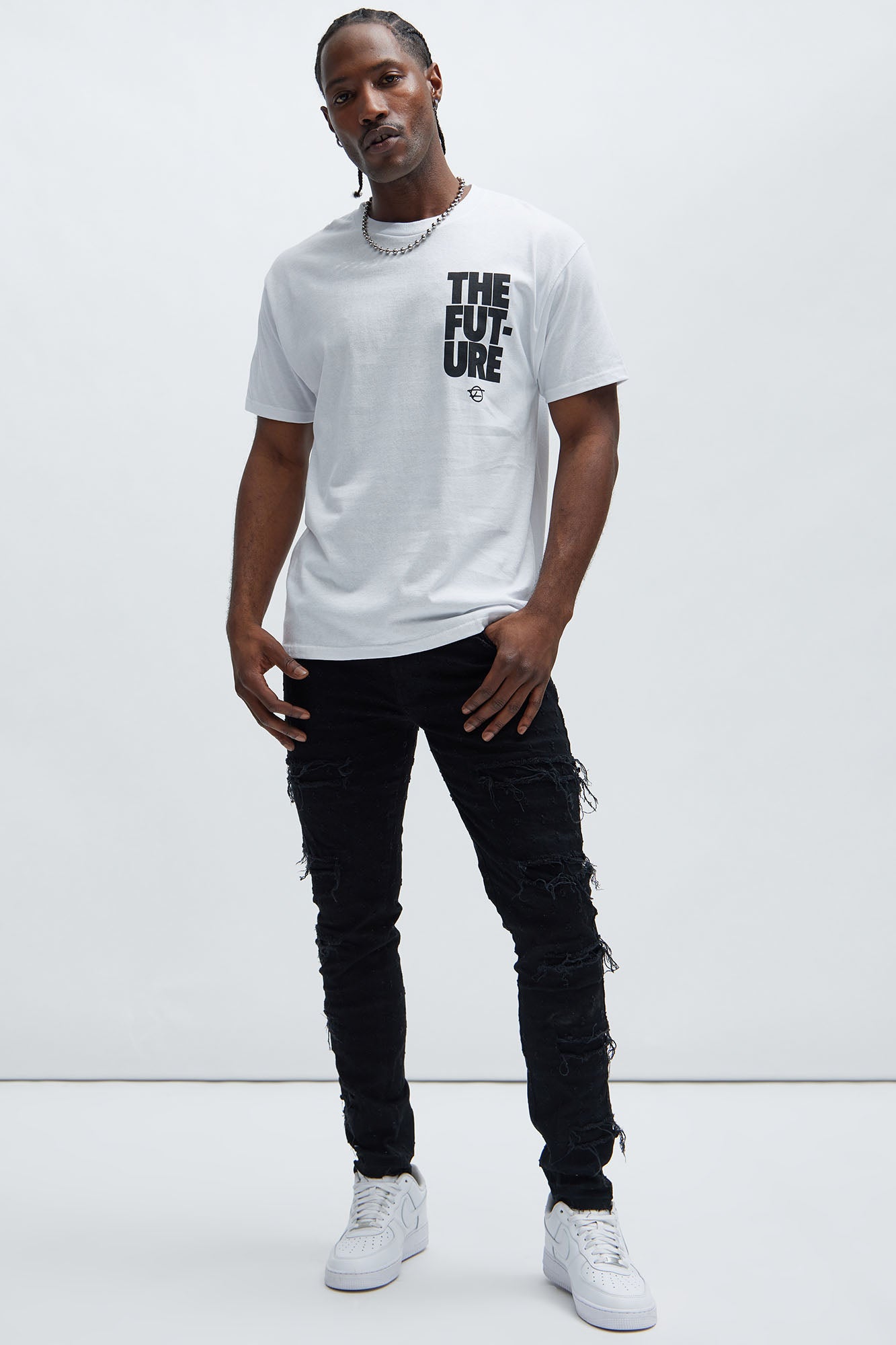 The Future Signature Short Sleeve Tee - White