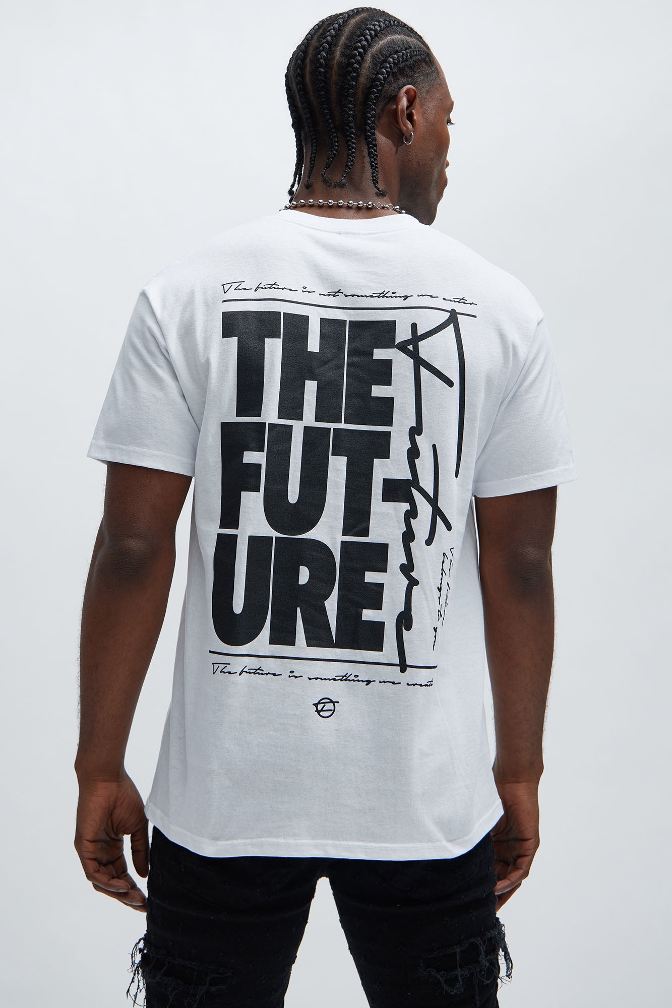 The Future Signature Short Sleeve Tee - White