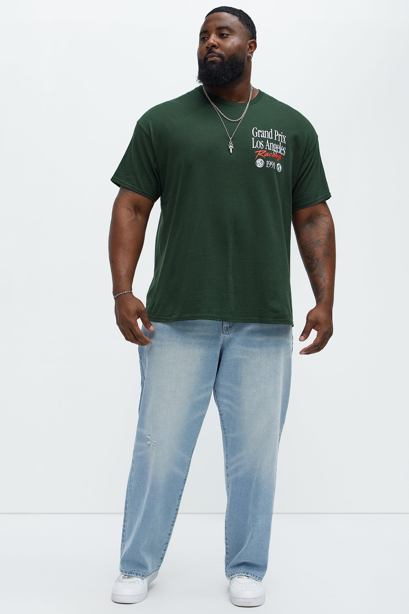Grand Prix LA Short Sleeve Tee - Green