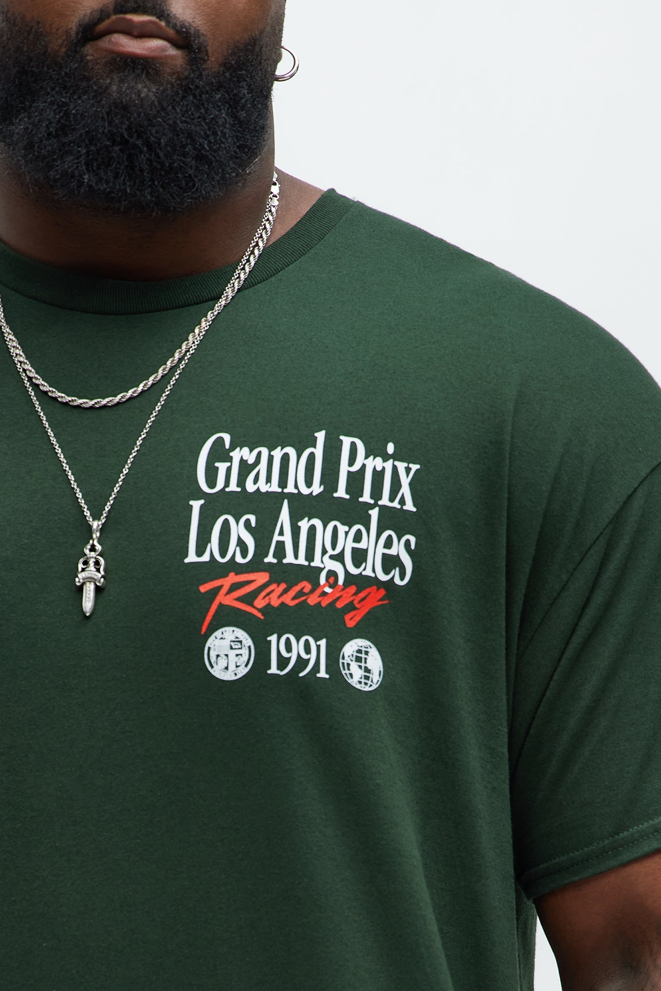 Grand Prix LA Short Sleeve Tee - Green