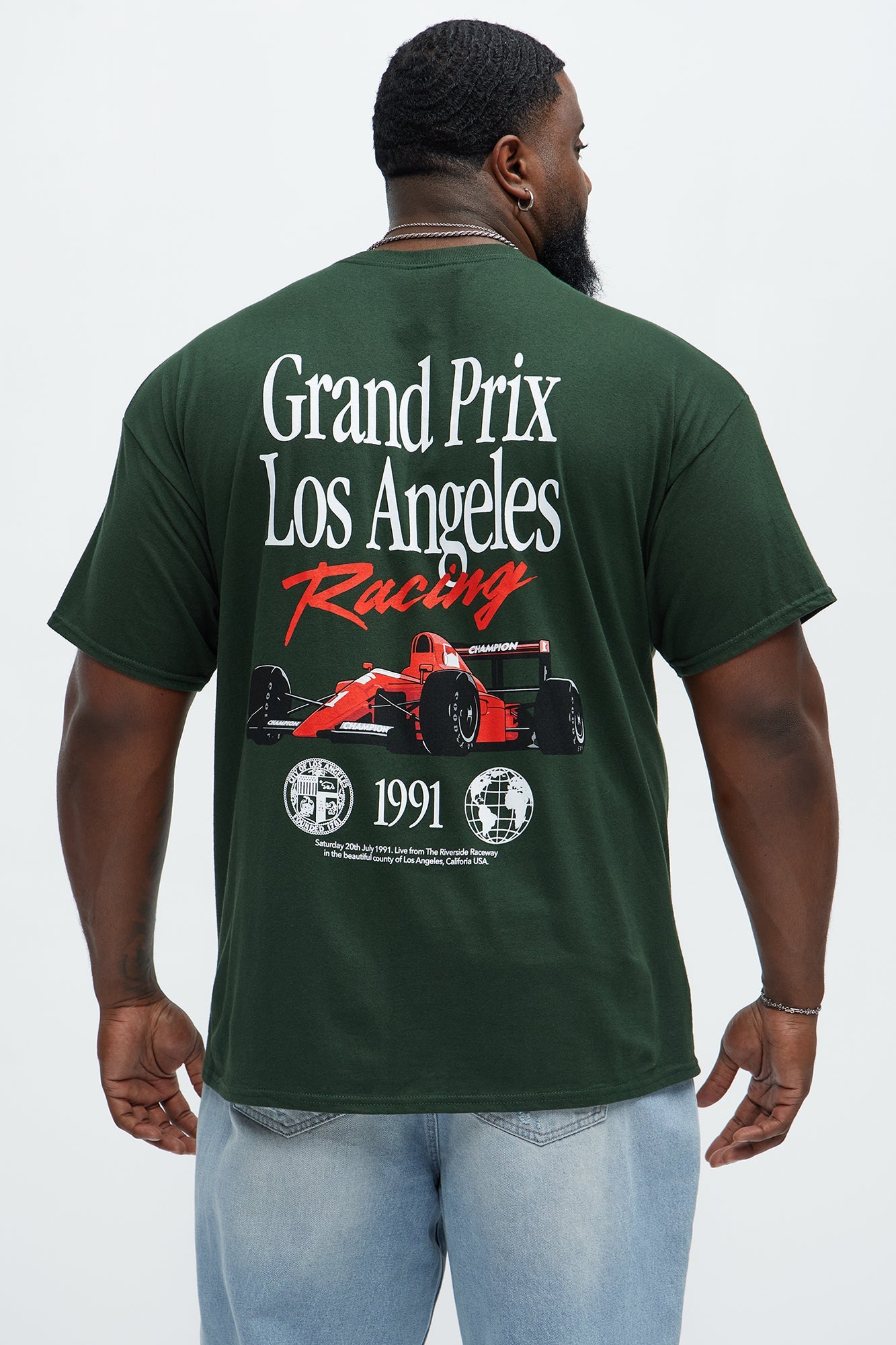 Grand Prix LA Short Sleeve Tee - Green