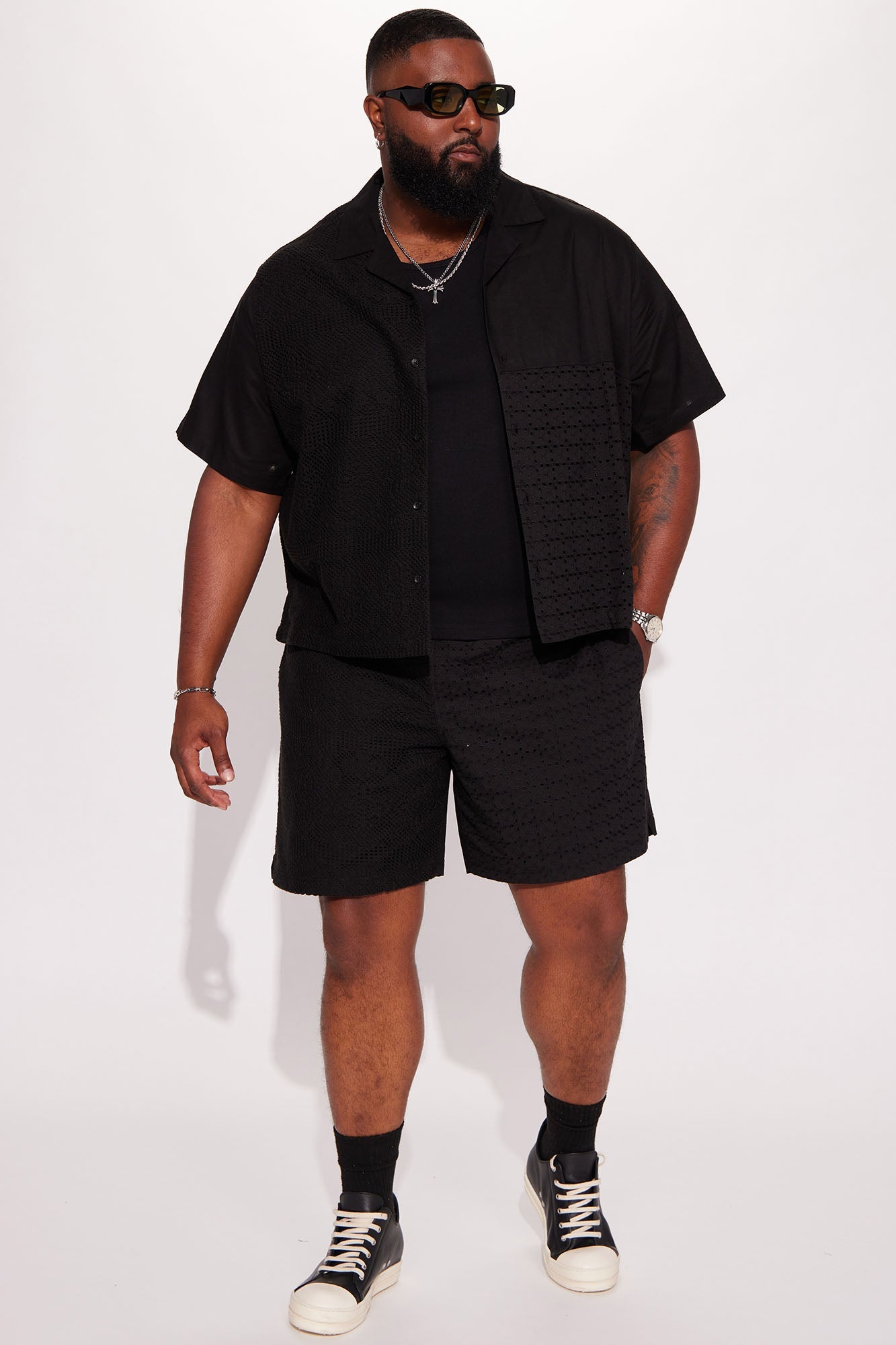 Classic Ribbed Tank Top - Black