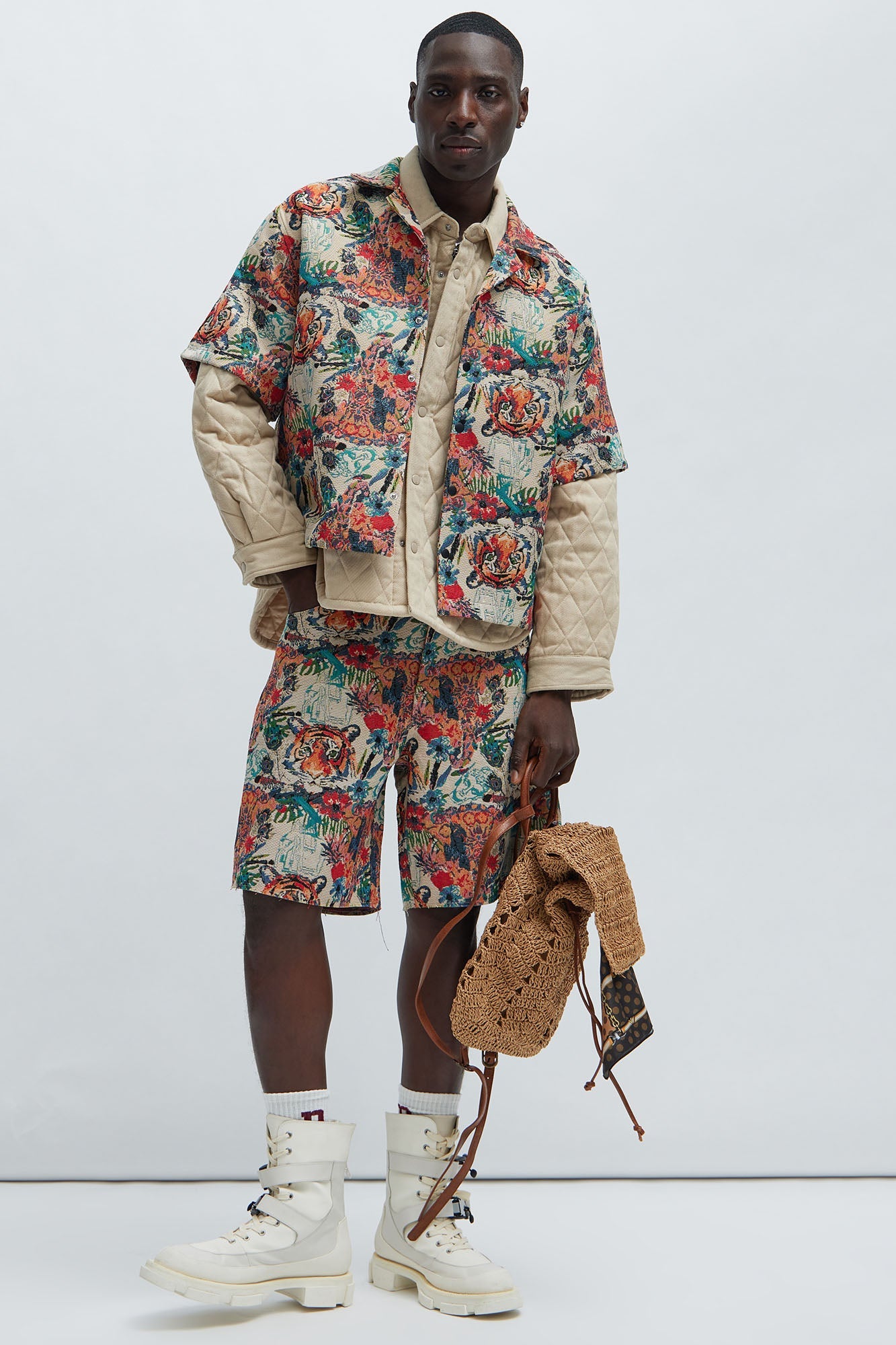 Ansel Tapestry Shirt - Multi Color