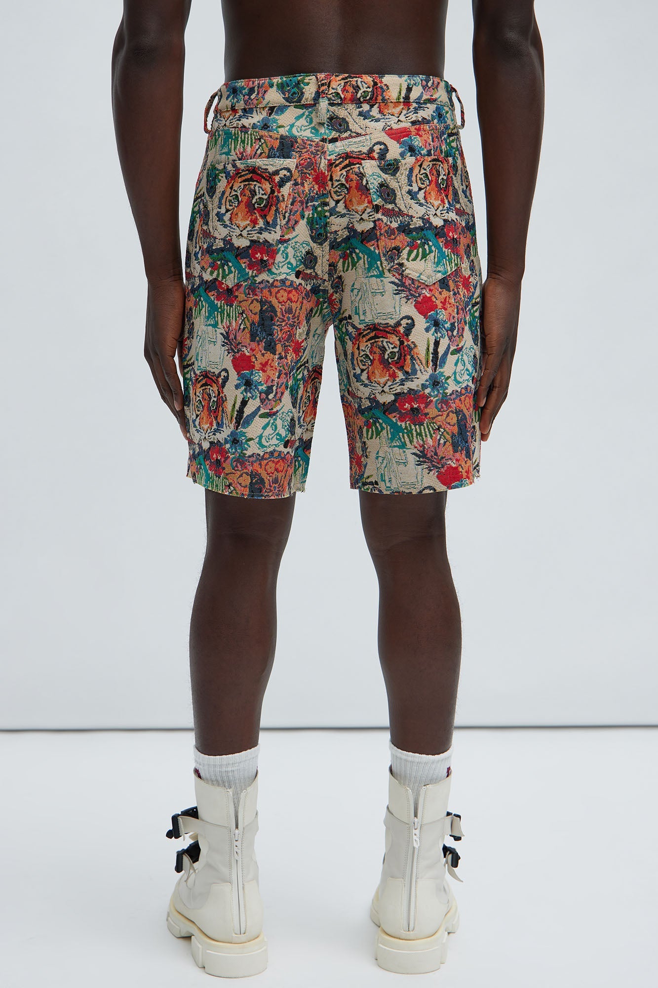 Ansel Tapestry Relaxed Shorts - Multi Color