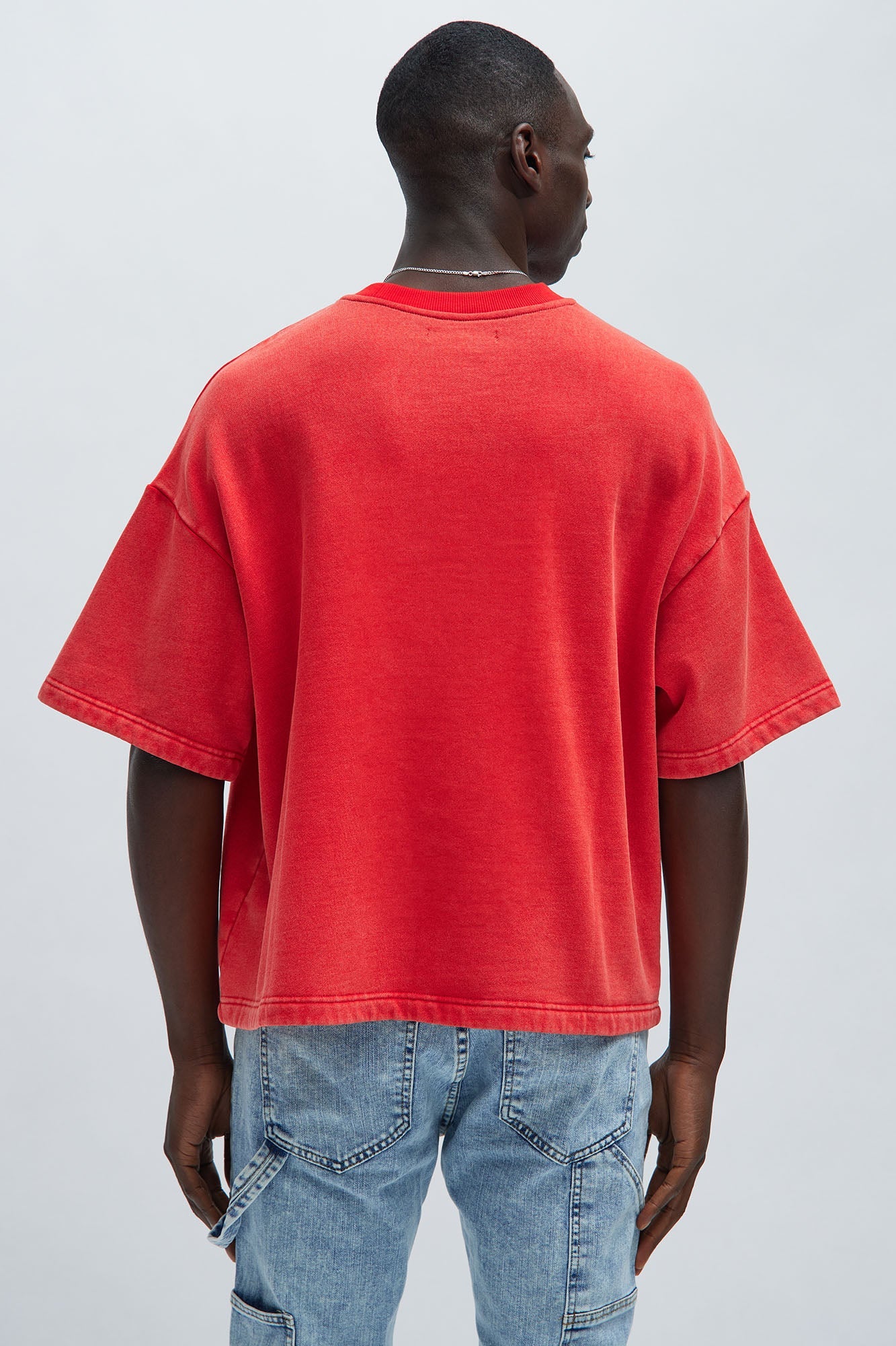 Kyle Oversized Tee - Red