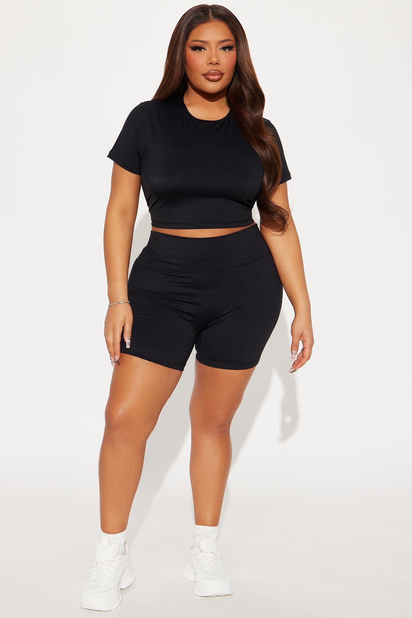 Core Cadence Active Biker Short - Black