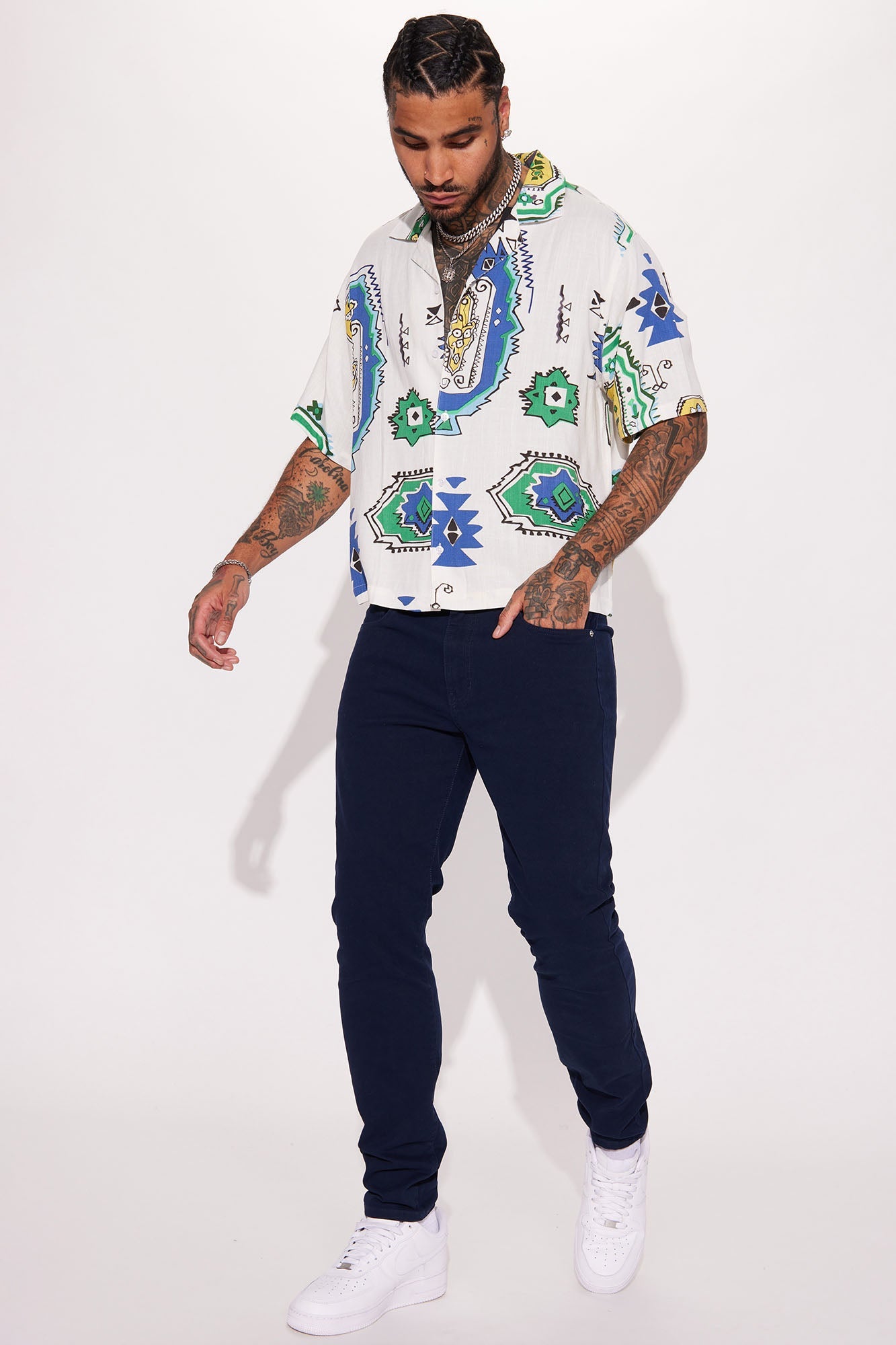 Mac Chino Skinny 5 Pocket Pants - Navy