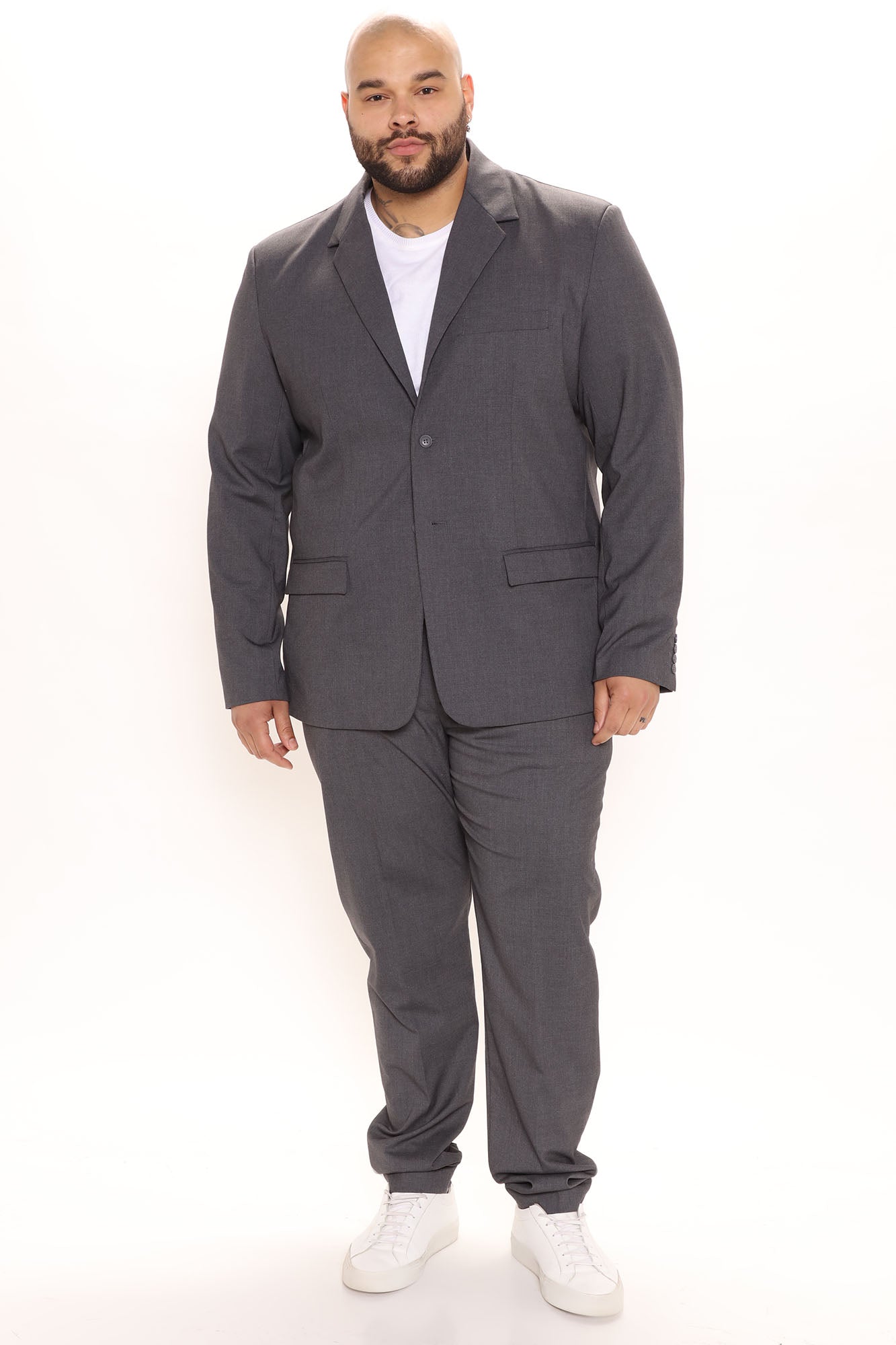 The Modern Stretch Slim Trouser - Charcoal