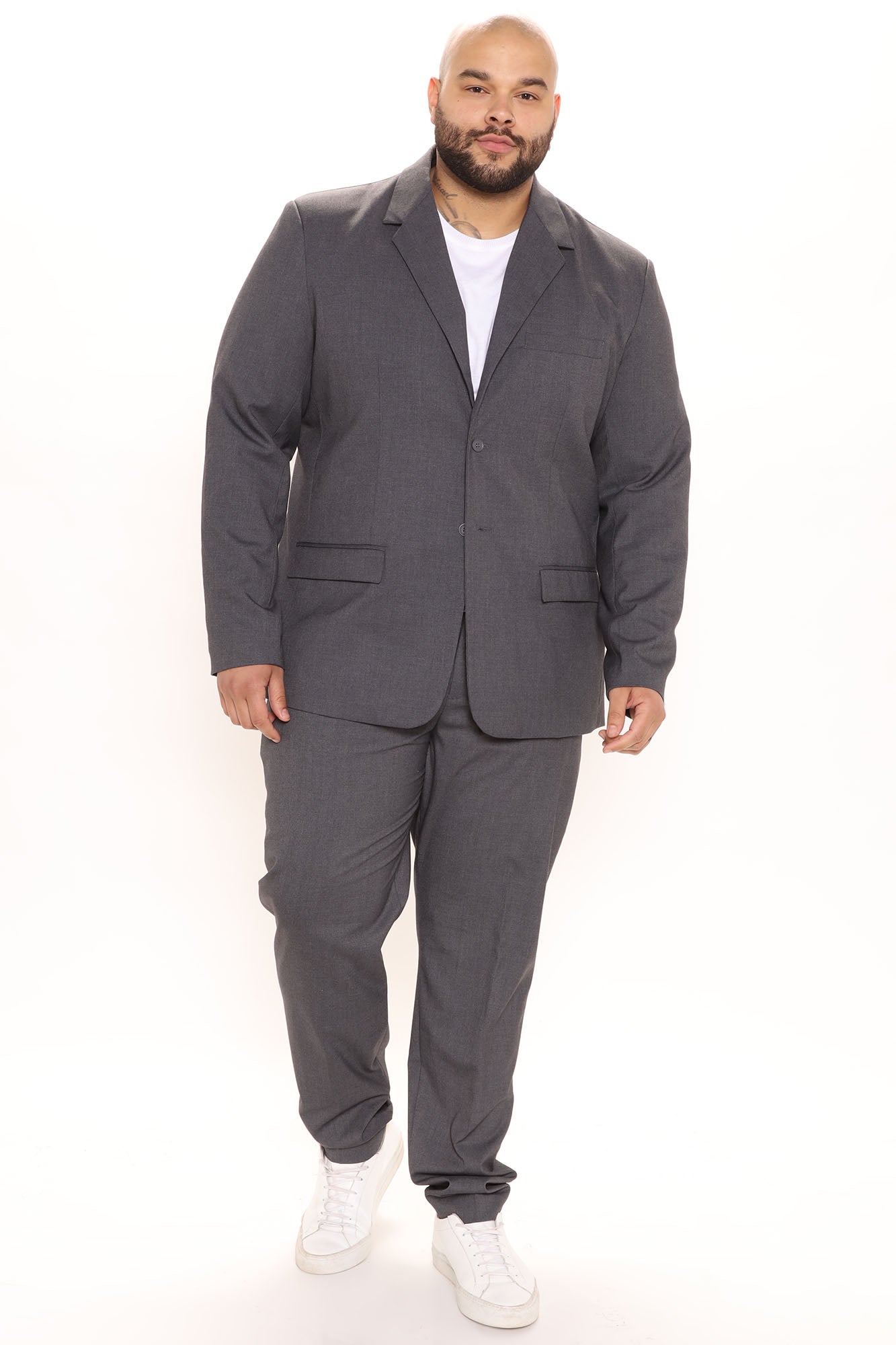 The Modern Stretch Suit Jacket - Charcoal