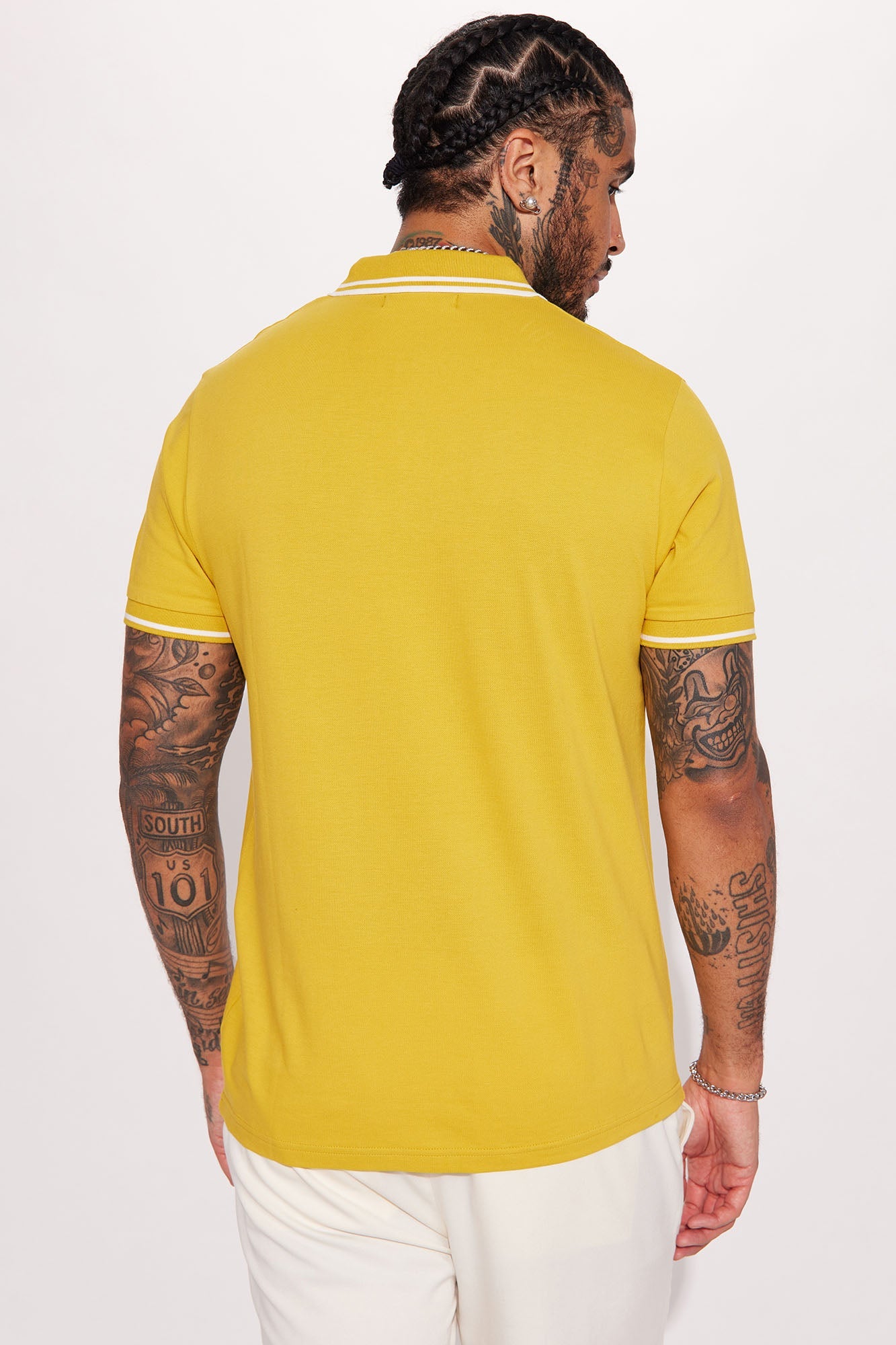 Wilson Short Sleeve Polo - Mustard