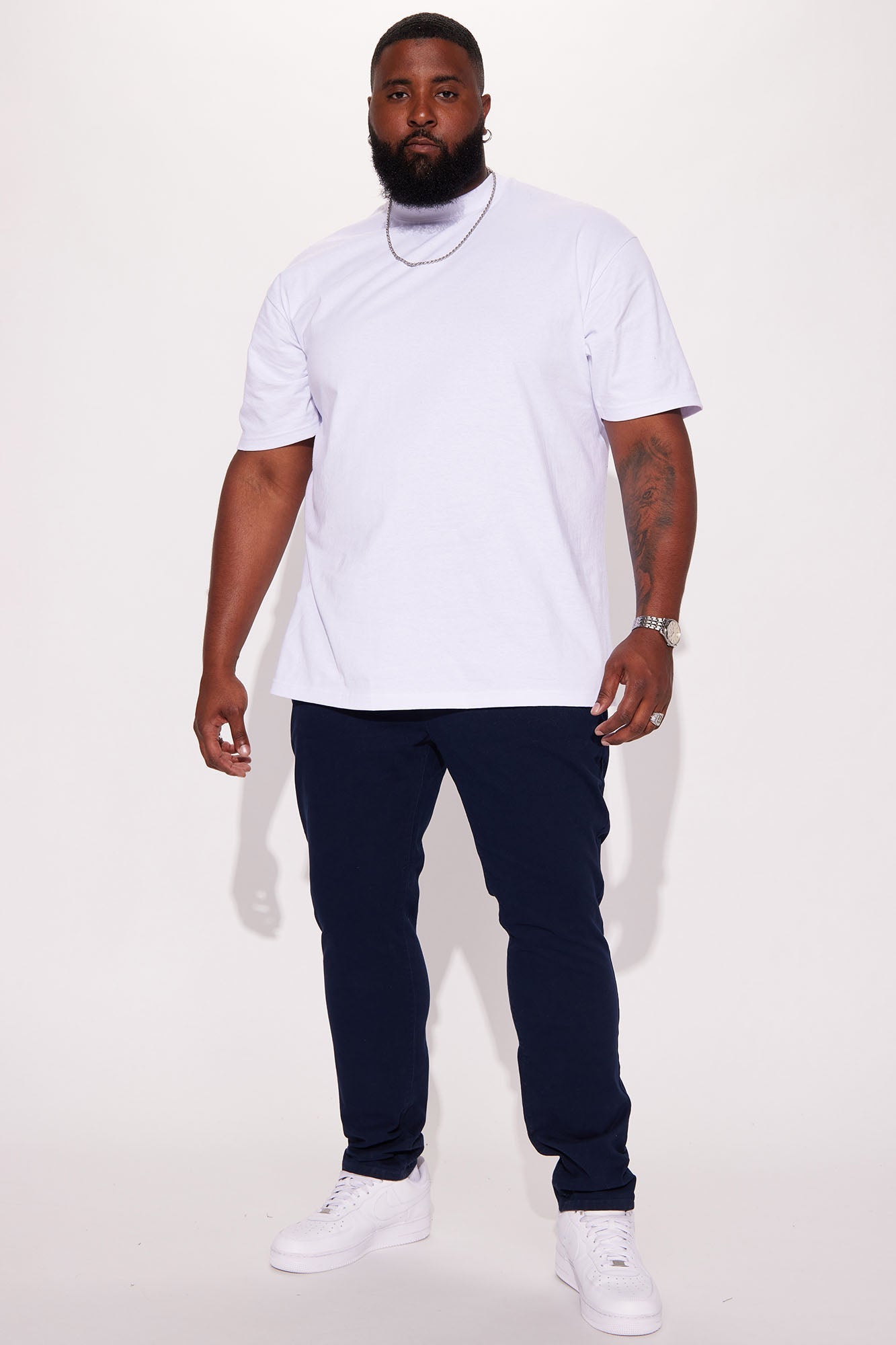 Mac Chino Skinny 5 Pocket Pants - Navy