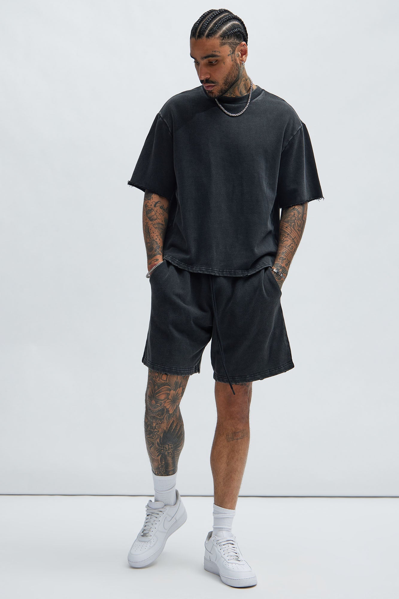 Tyson Heavy Wash Tee - Black Wash