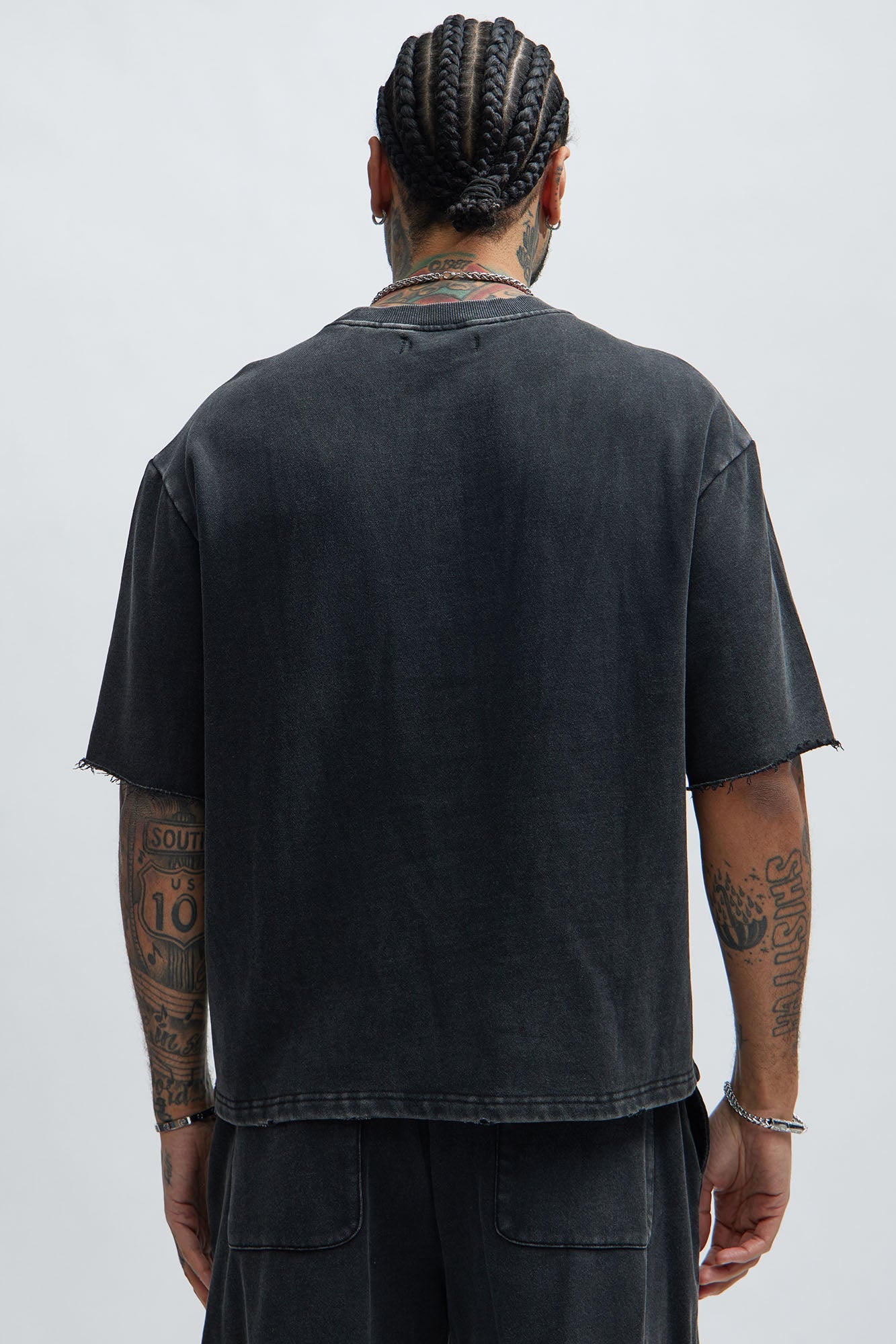 Tyson Heavy Wash Tee - Black Wash