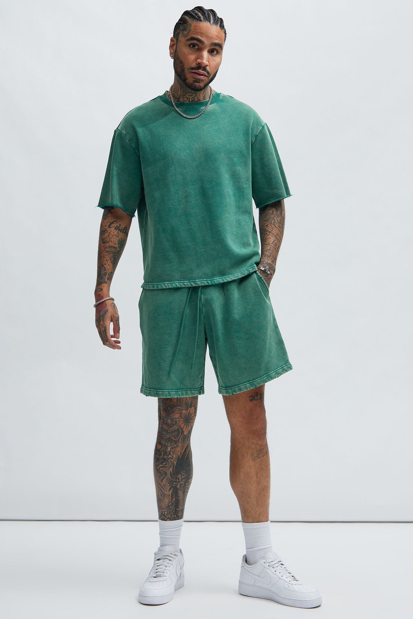 Tyson Heavy Wash Tee - Green