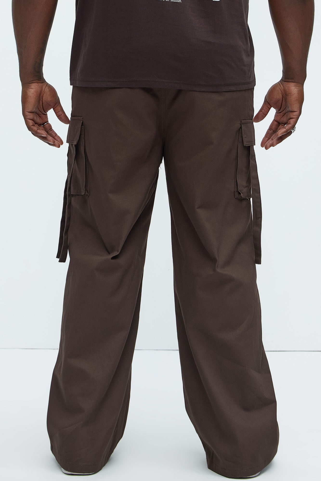 Relaxed Straight No More Waiting Cargo Pants - Dark Brown