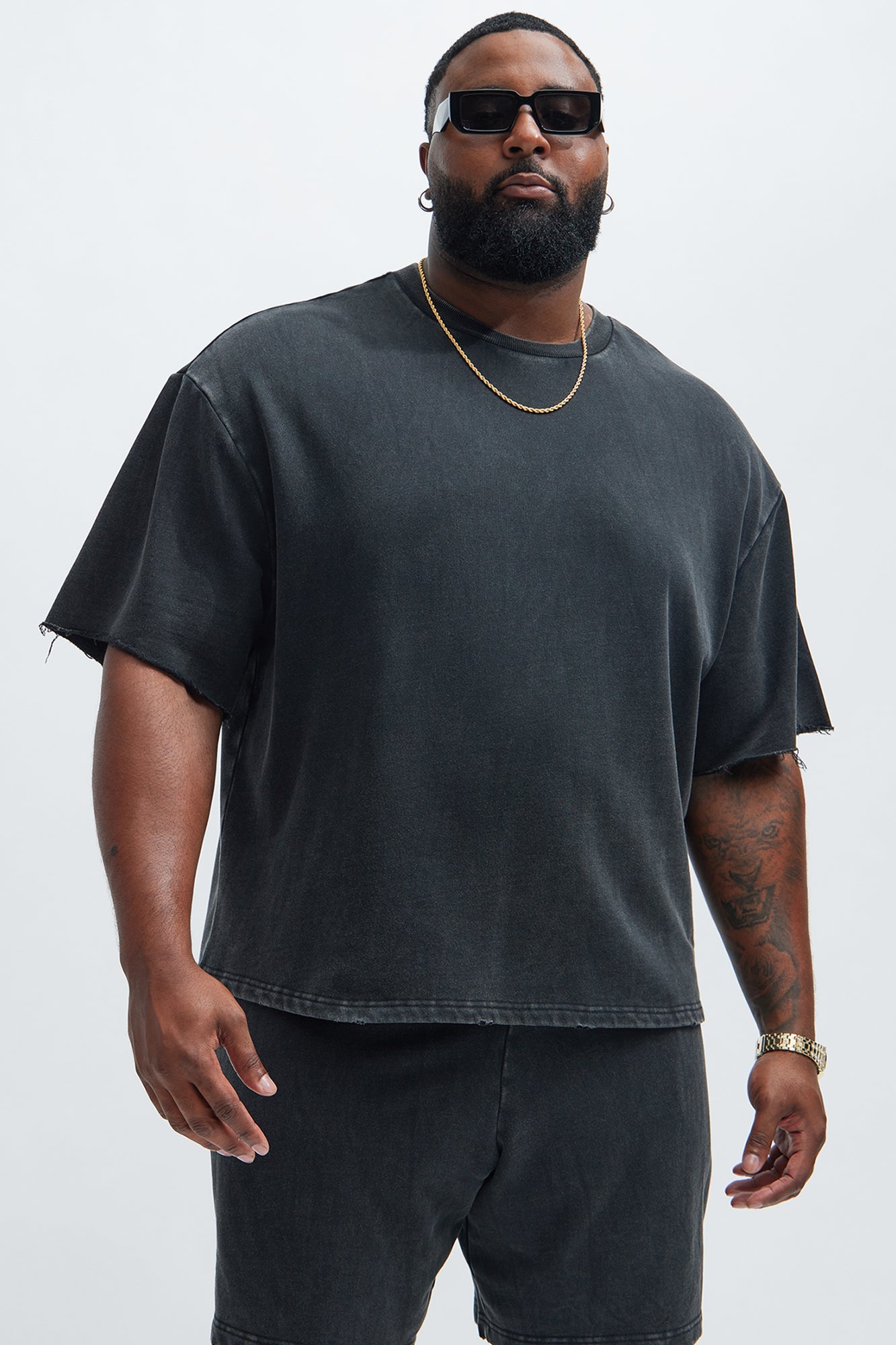 Tyson Heavy Wash Tee - Black Wash