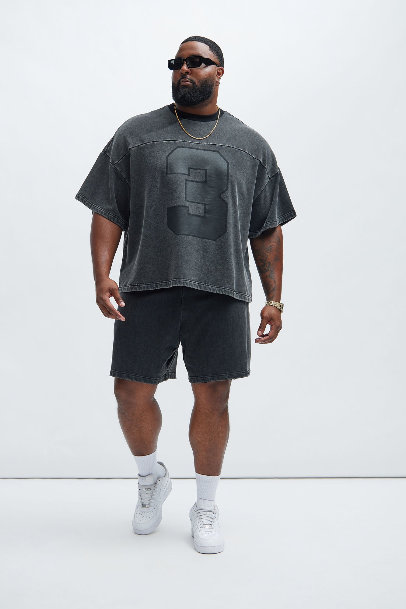 Kyle Oversized Tee - Black Wash
