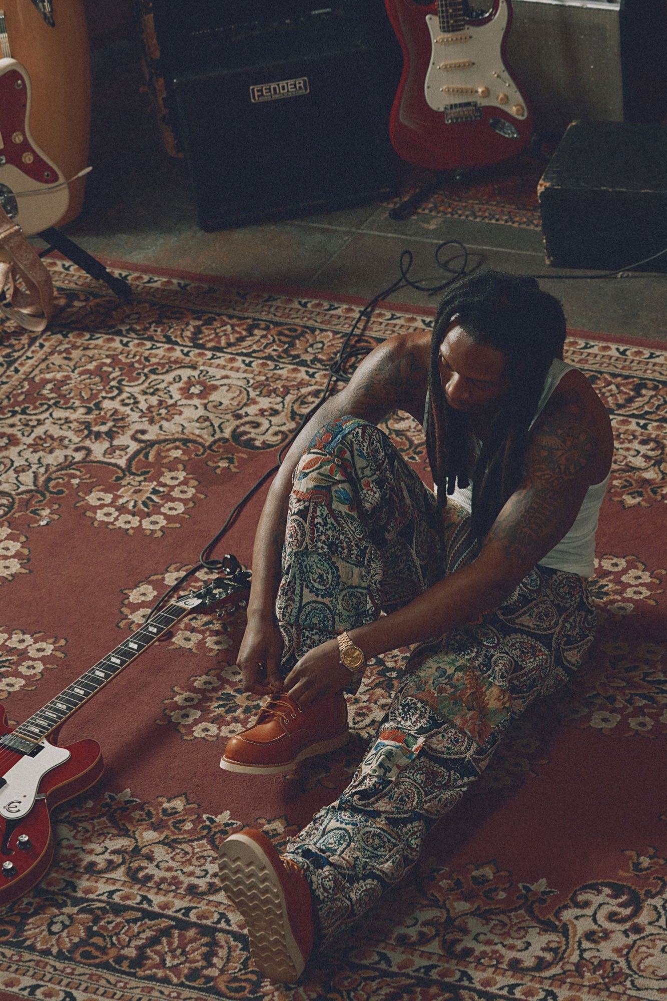 Straight Patch It Up For Me Pants - Multi Color