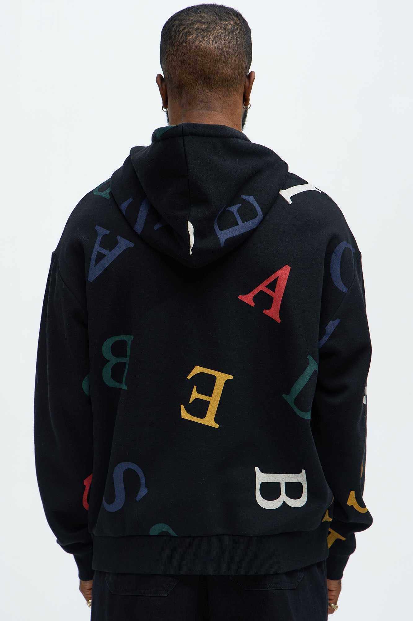 Tyson Letters Hoodie - Black
