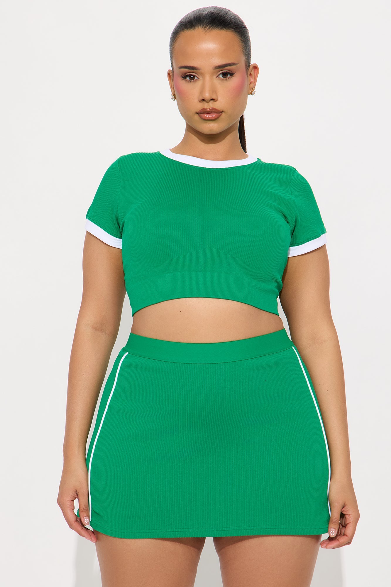 Members Only Effortless Seamless Active Top - Kelly Green