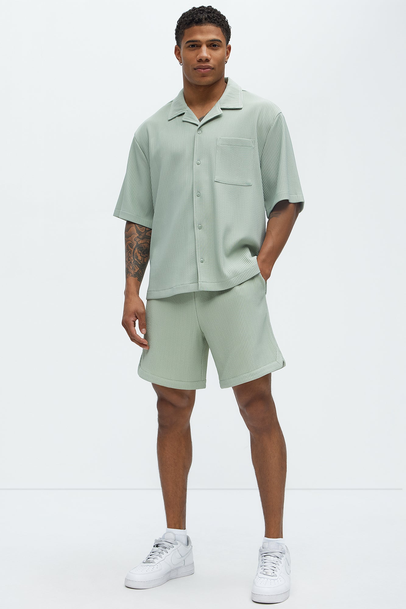 Show Up Basketball Short - Sage