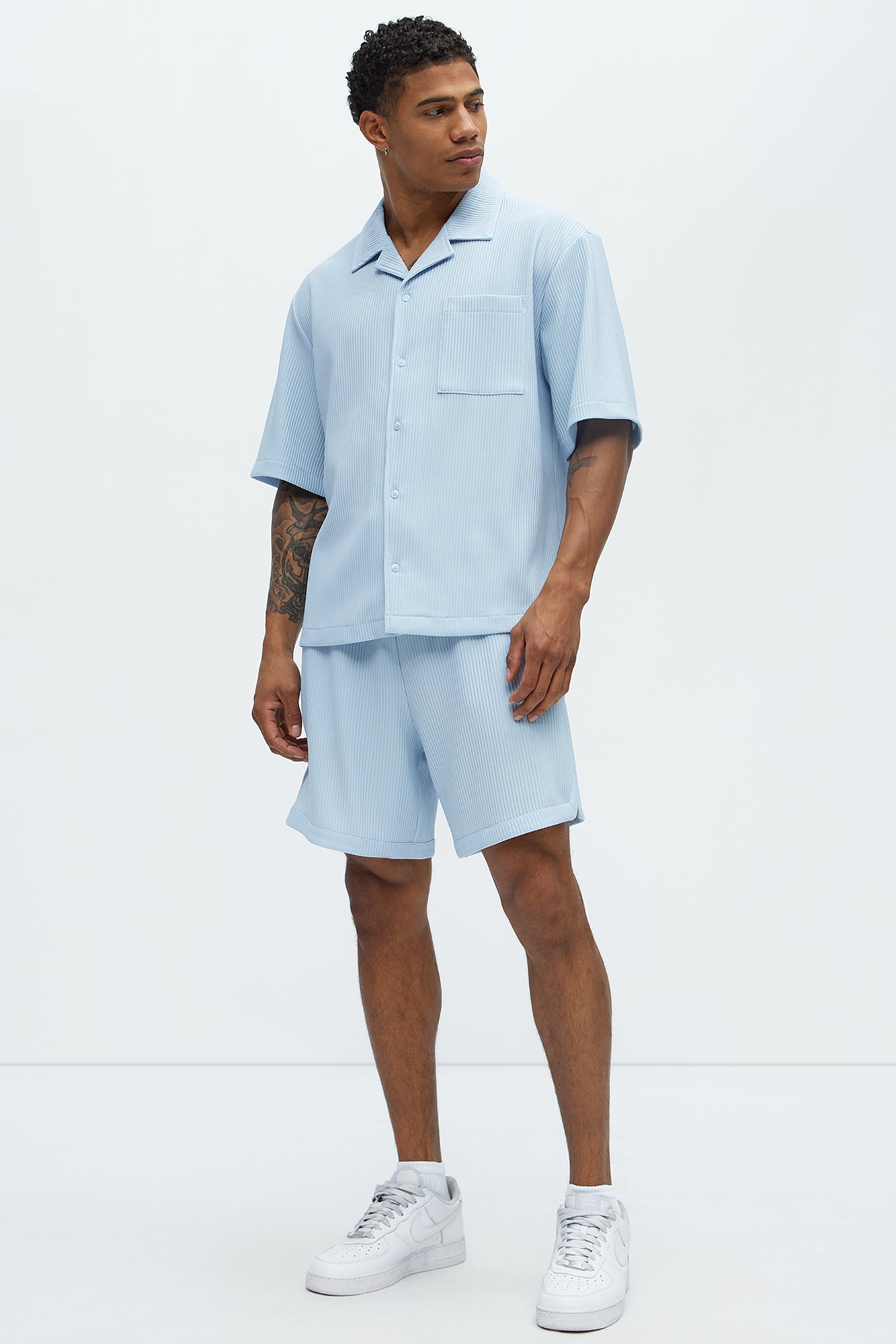 Show Up Basketball Short - Light Blue