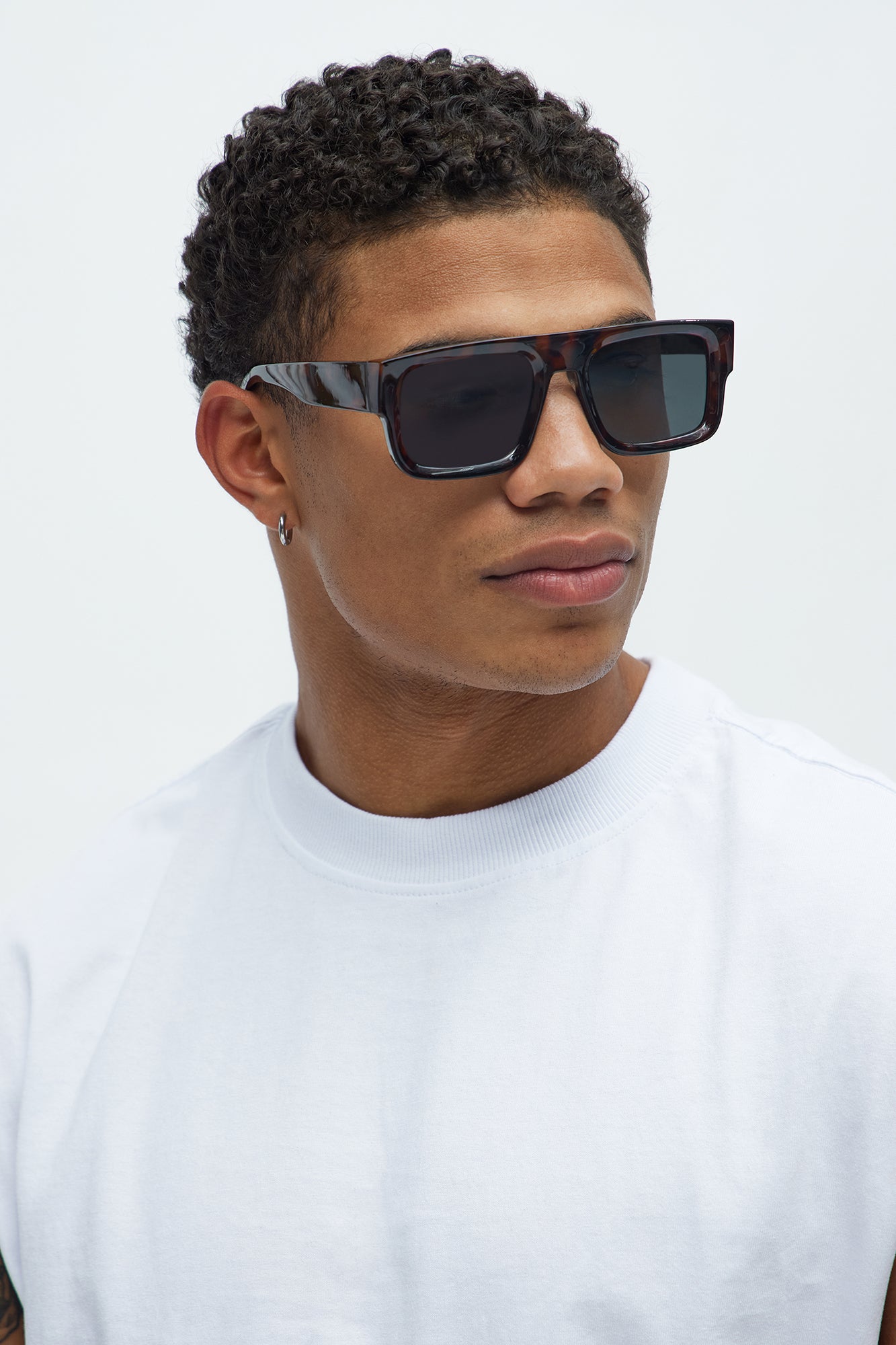 Wellington Flat Top Sunglasses - Tortoise/Red