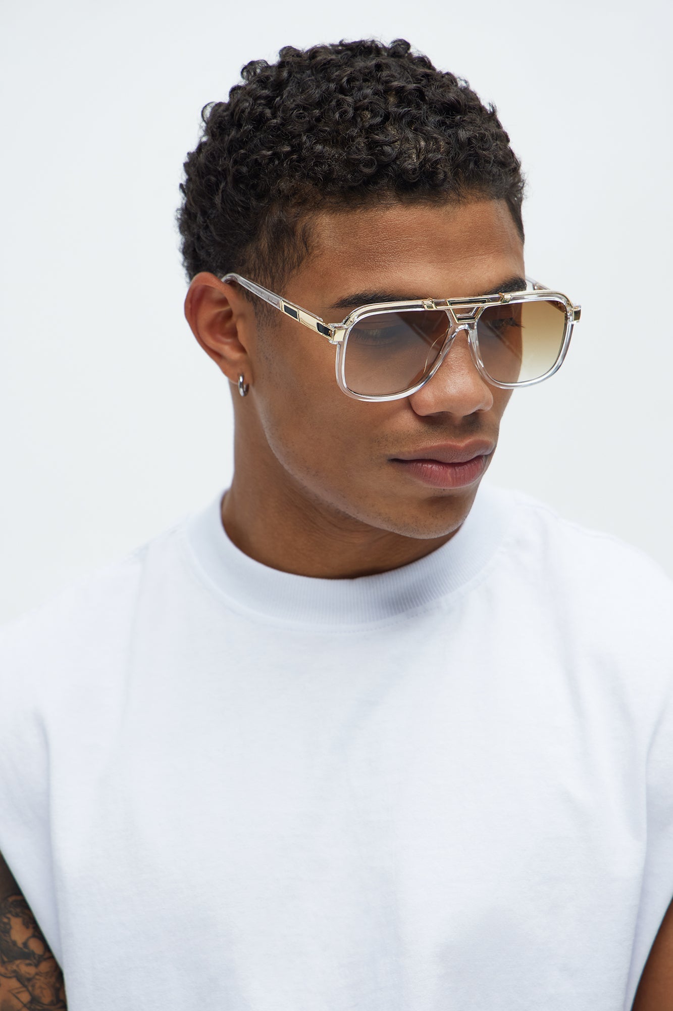 Chengdu Aviator Sunglasses - Brown