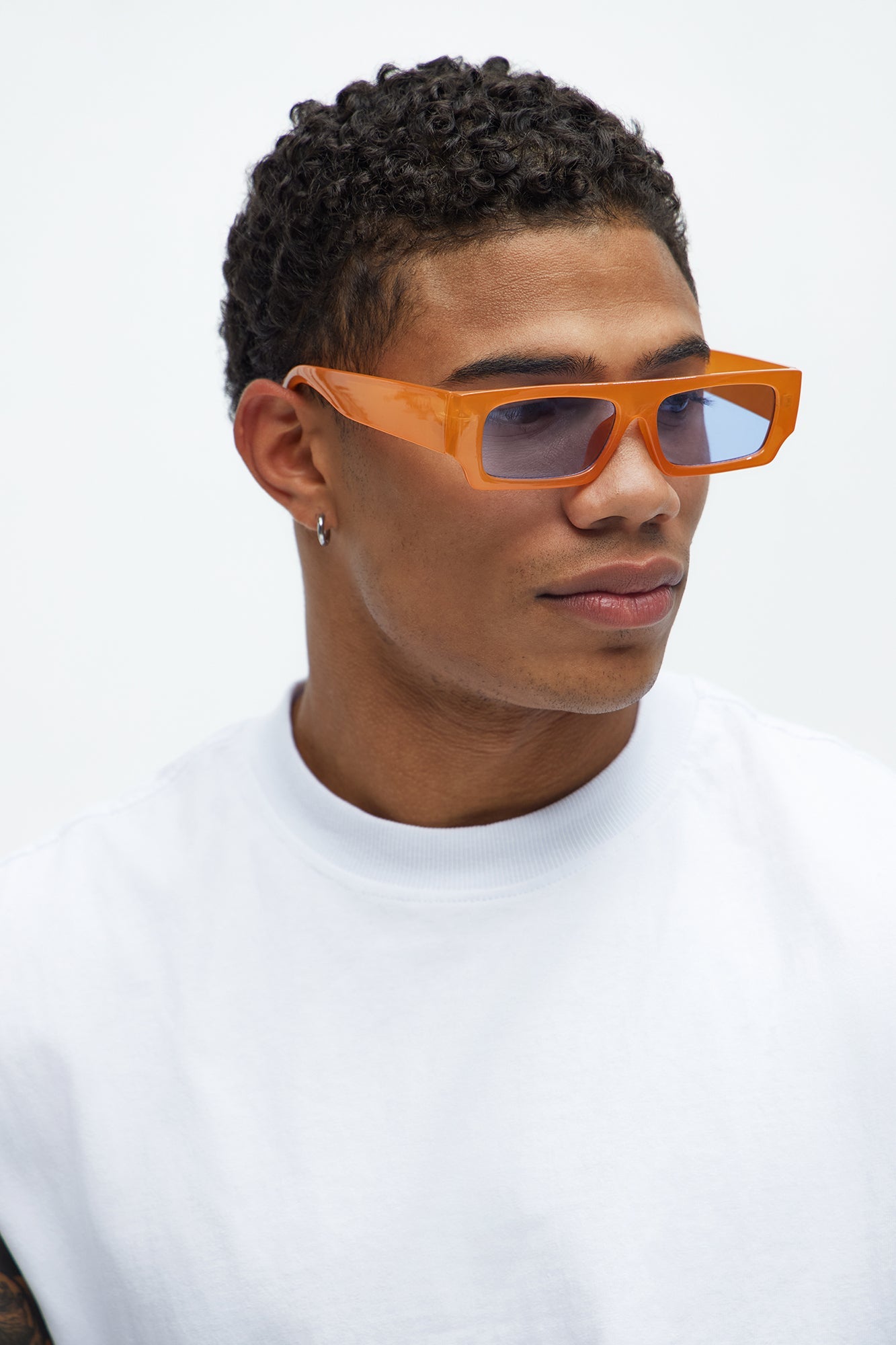 Flex Rectangle Sunglasses - Orange/combo