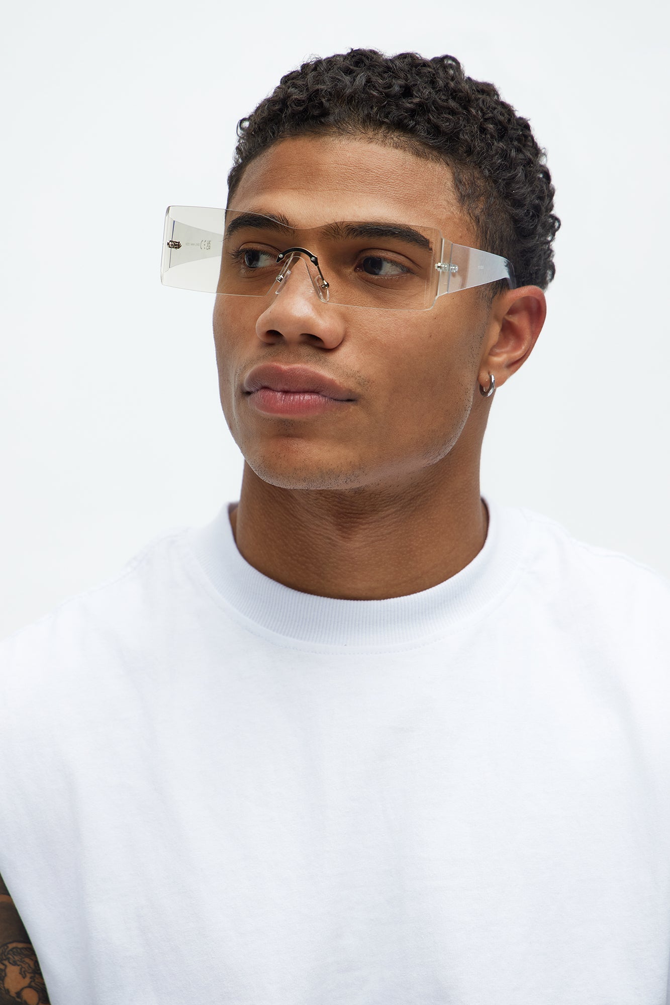 Rhythm Shield Sunglasses - Clear