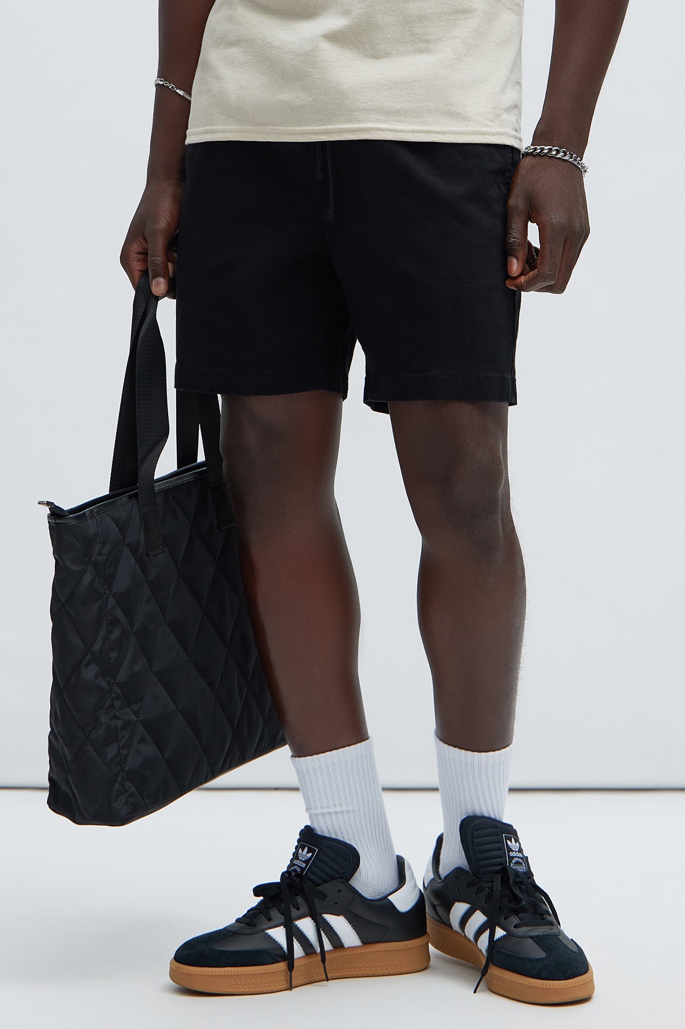 Twill Volley Shorts - Black
