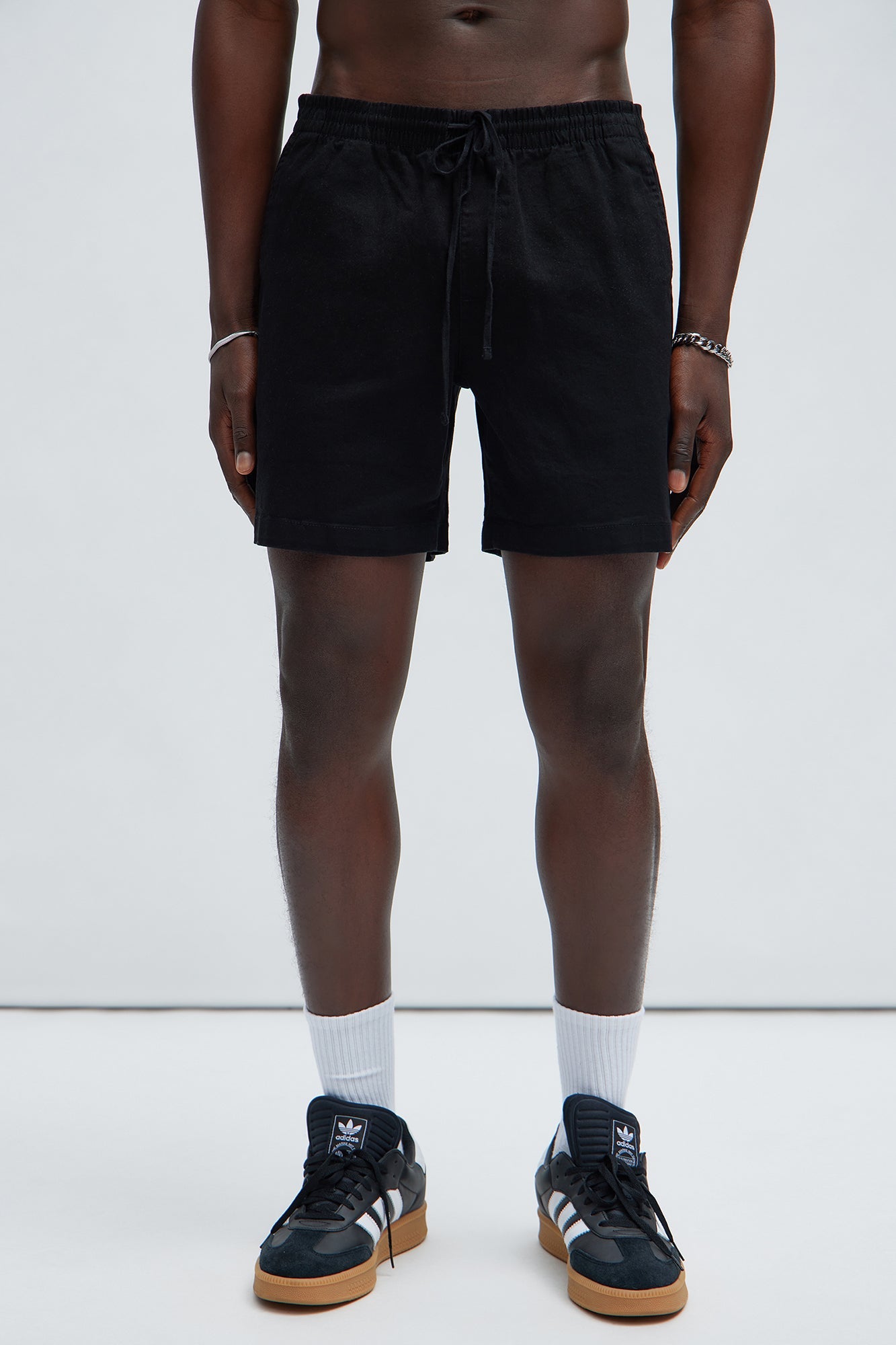 Twill Volley Shorts - Black