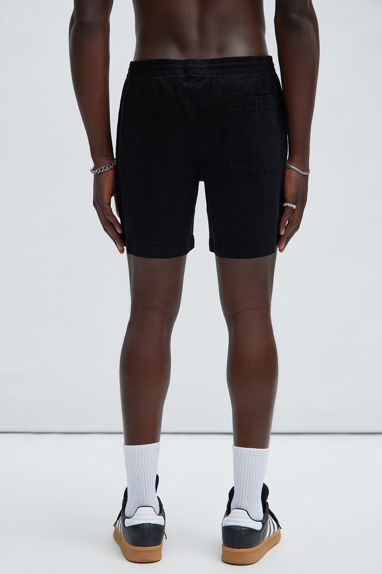 Twill Volley Shorts - Black