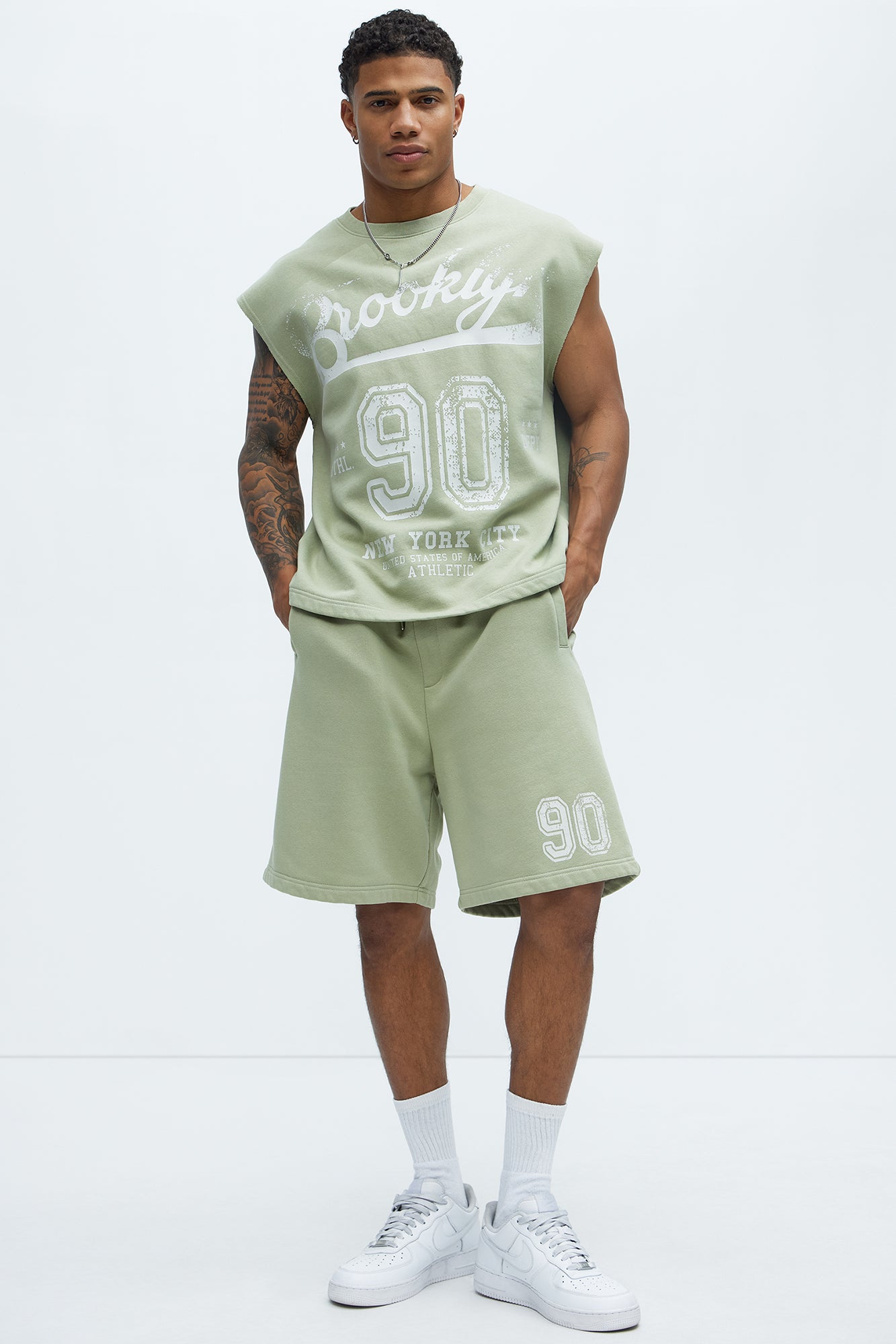 90s Muscle Tee - Green