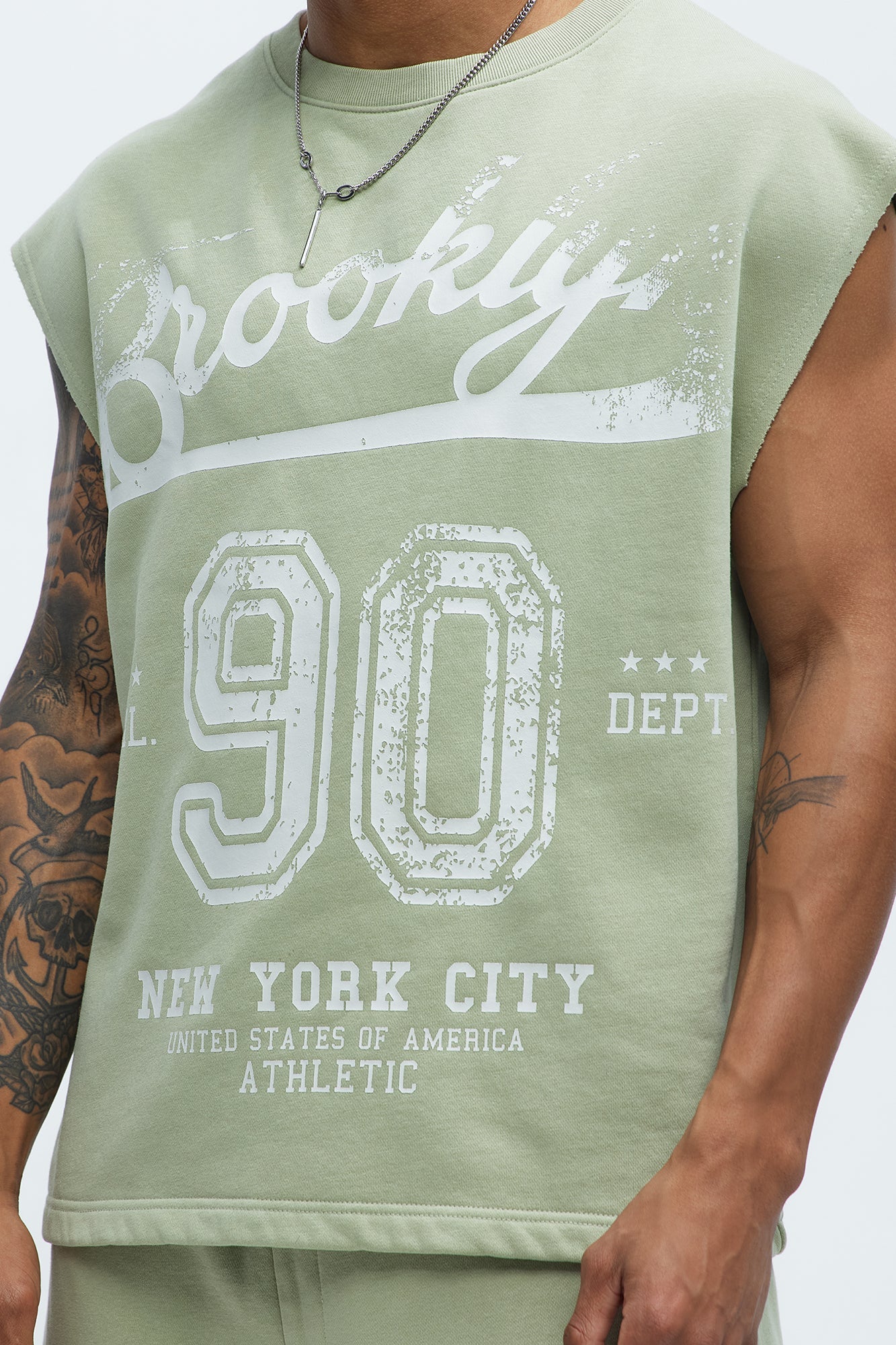 90s Muscle Tee - Green