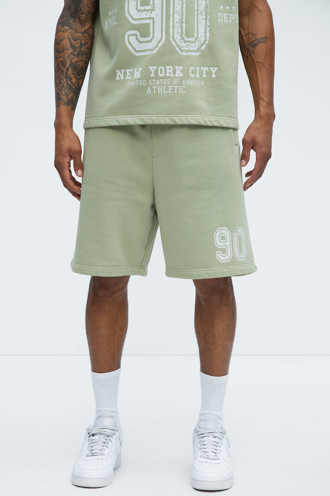 90s Sweatshorts - Green